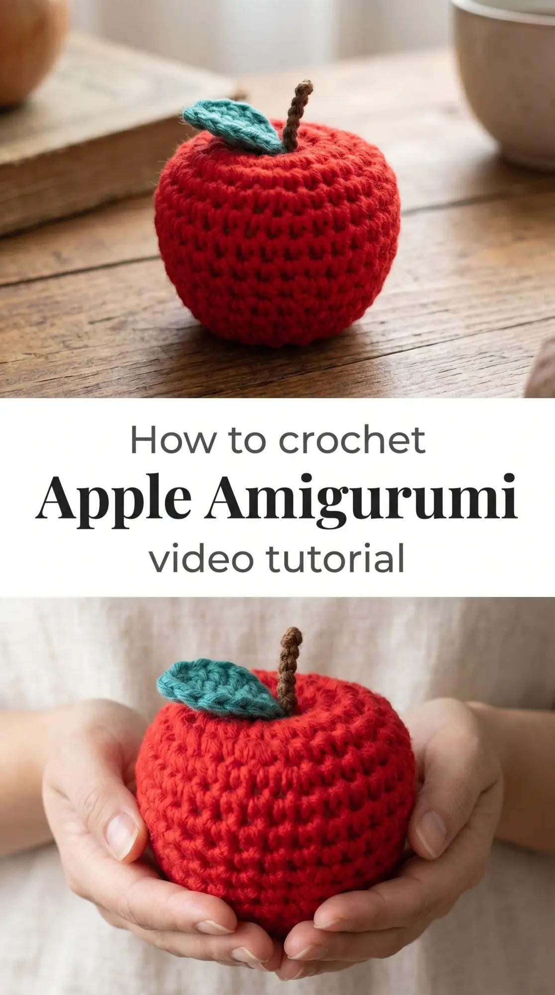 Crochet Apple Amigurumi: A Charming Handmade Delight