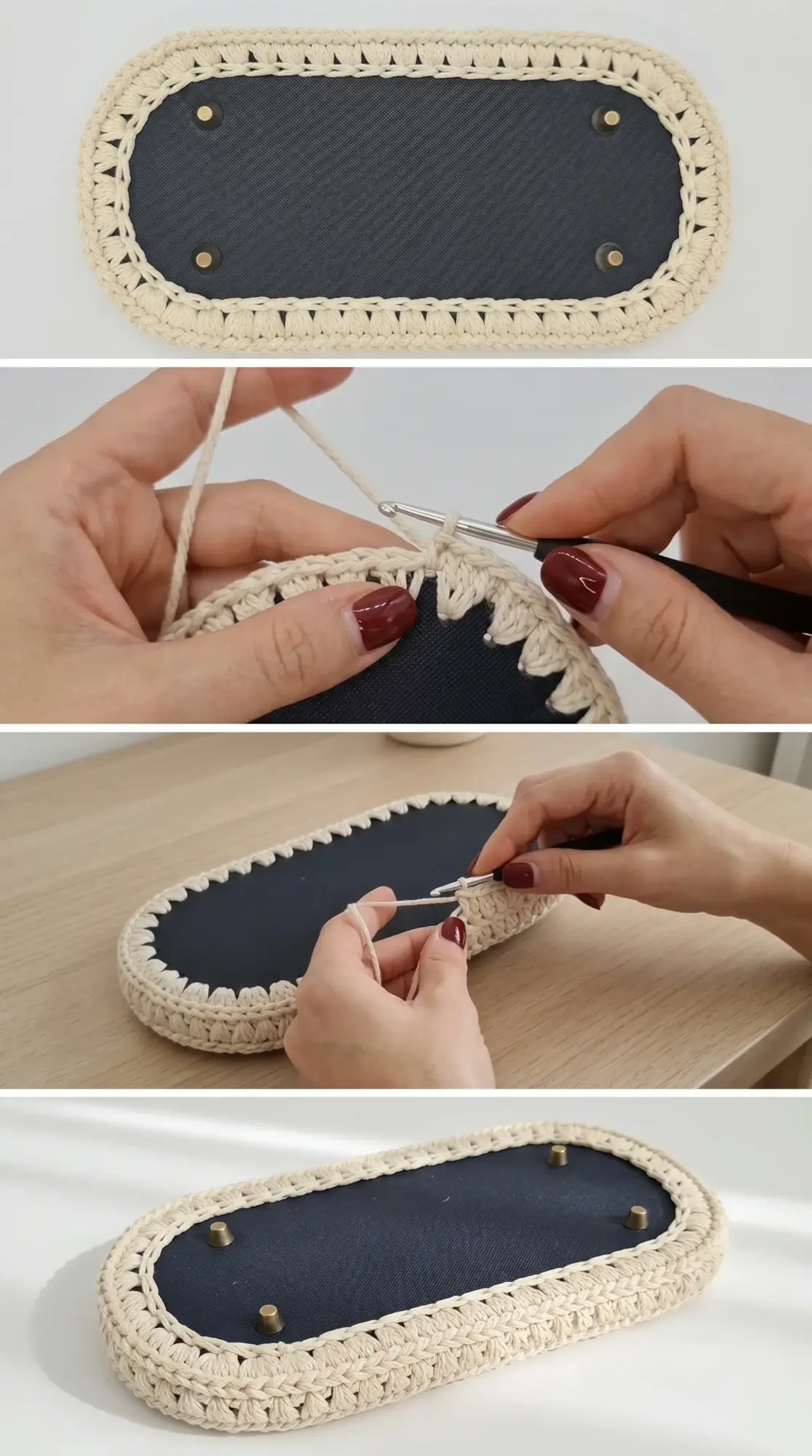 Crochet Bag Base: A Sturdy Handmade Foundation pattern