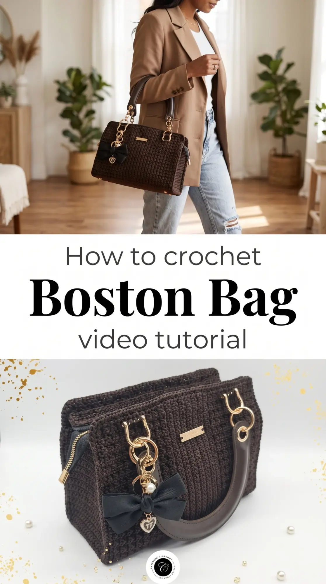 Crochet Boston Bag: A Chic and Timeless Accessory