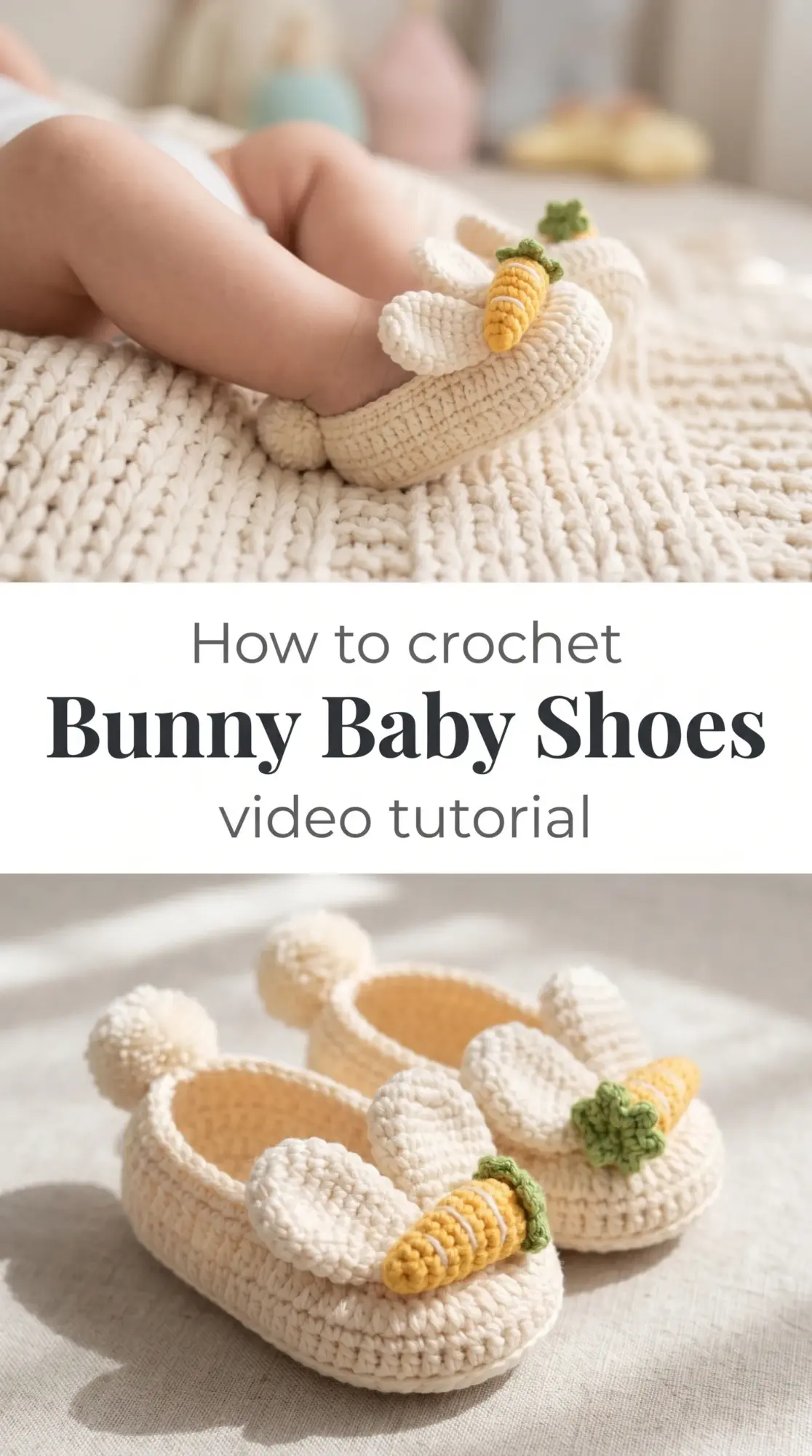 Crochet Bunny Baby Shoes: An Adorable Handmade Treasure