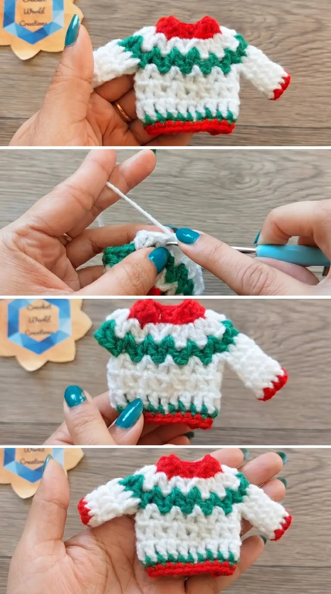 Crochet Christmas Tree Ornaments: A Festive Holiday Treasure pattern