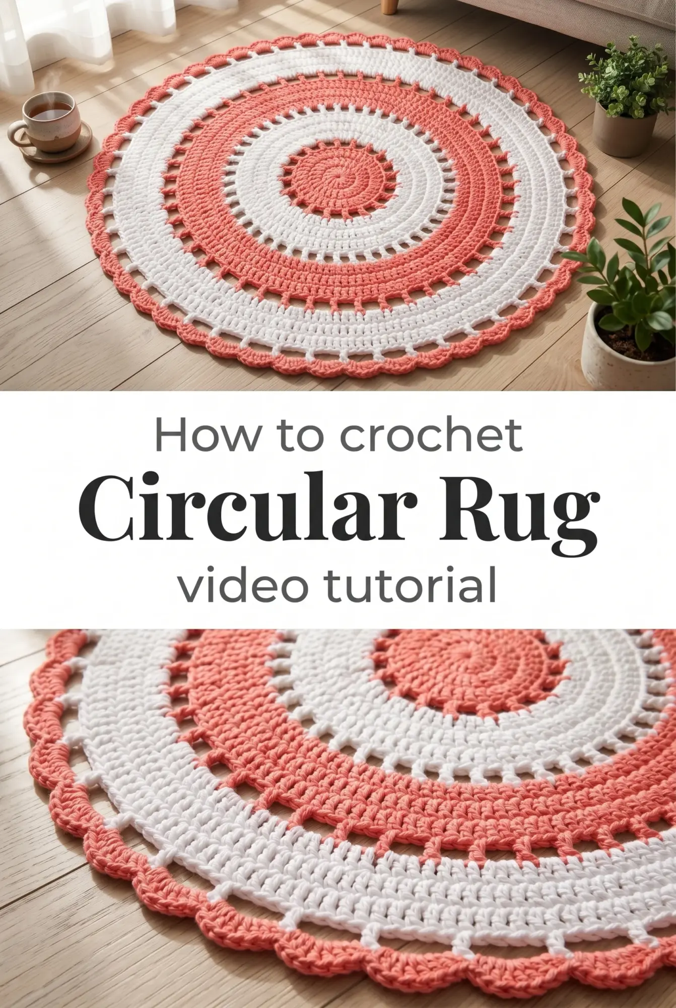 Crochet Circular Rug: A Beautiful Home Accent