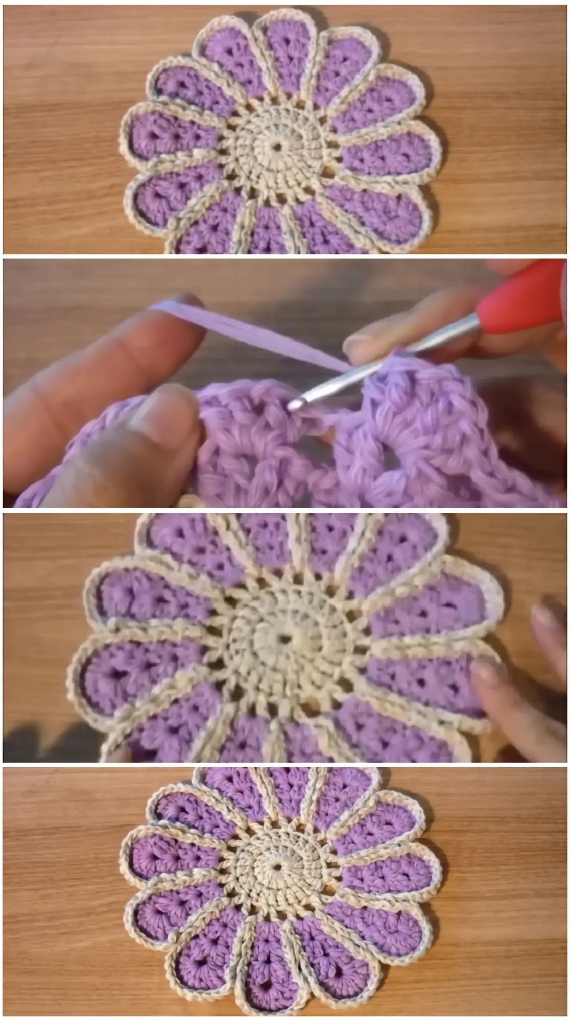 Crochet Daisy Pot Holder: A Charming Kitchen Essential pattern