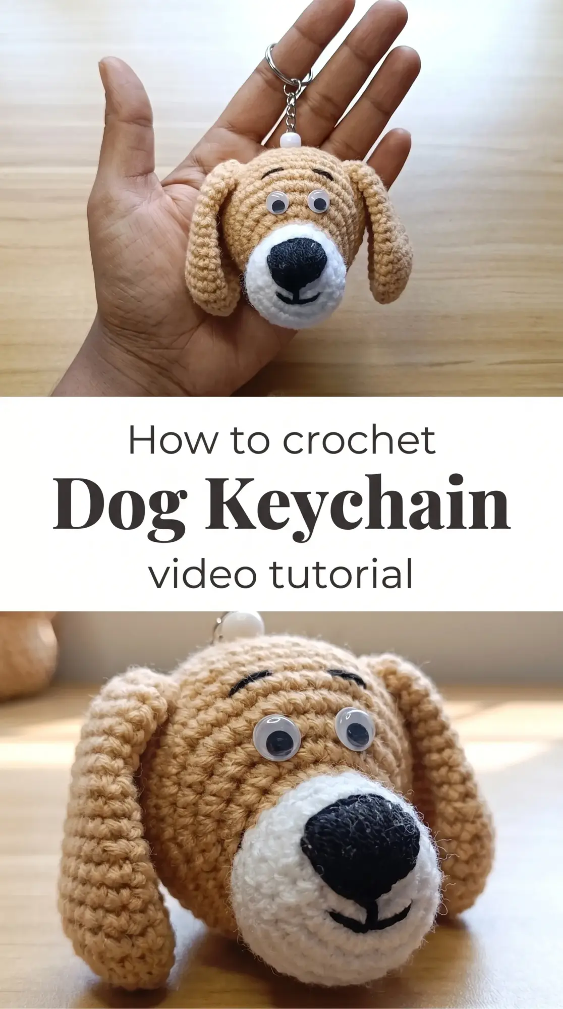 Crochet Dog Keychain: A Charming Handmade Accessory