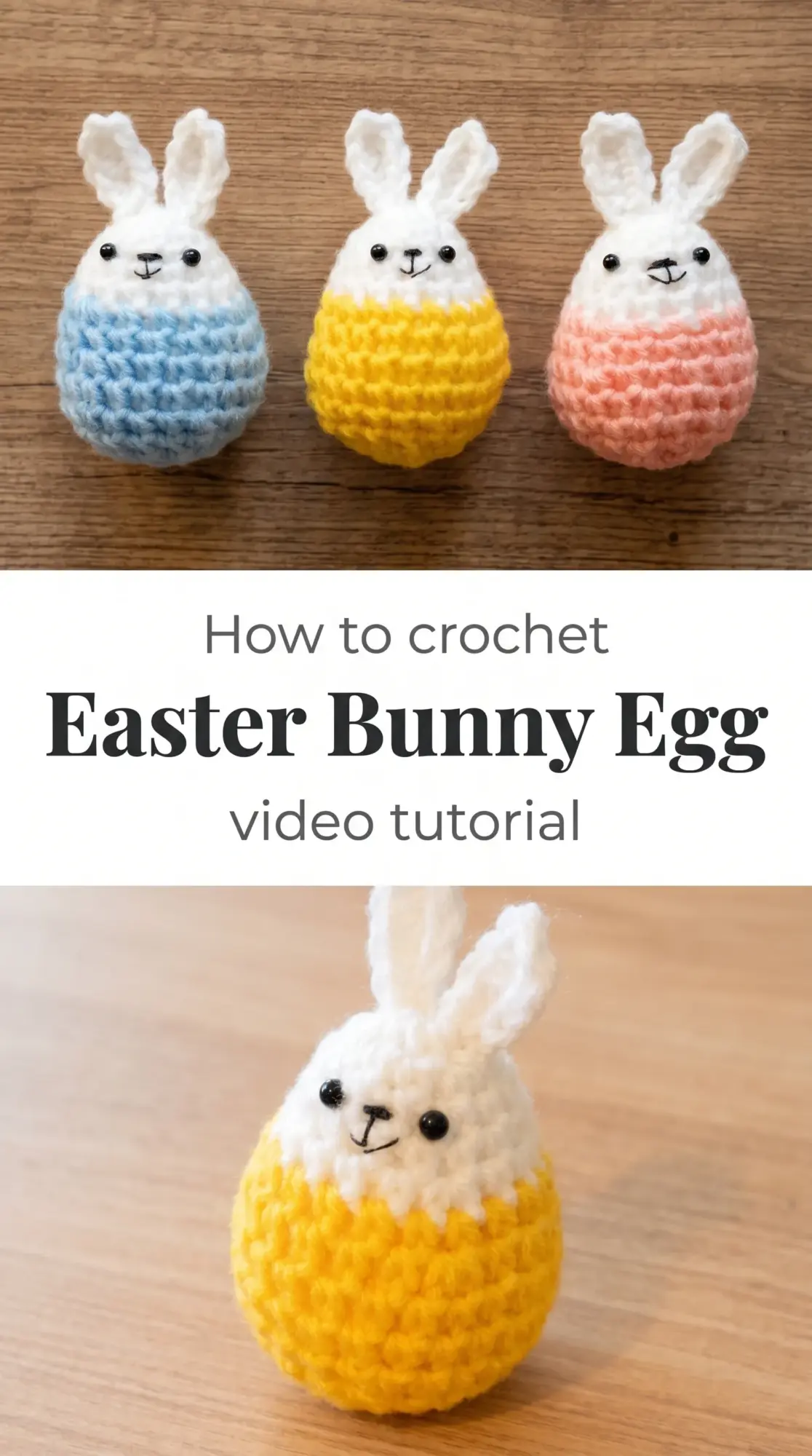 Crochet Easter Bunny Egg: A Festive Spring Treasure