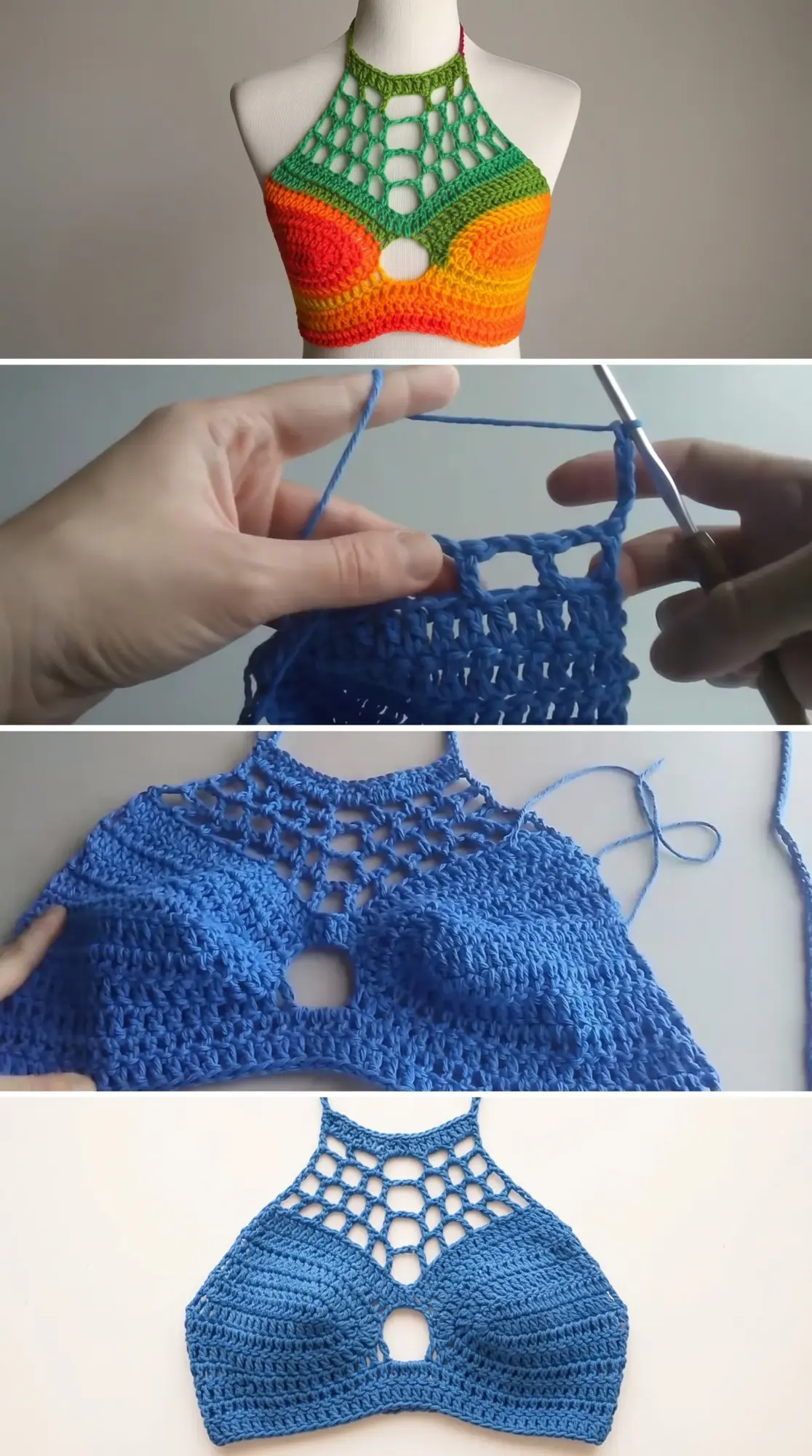 Crochet Festival Bralette: A Vibrant Summer Essential pattern