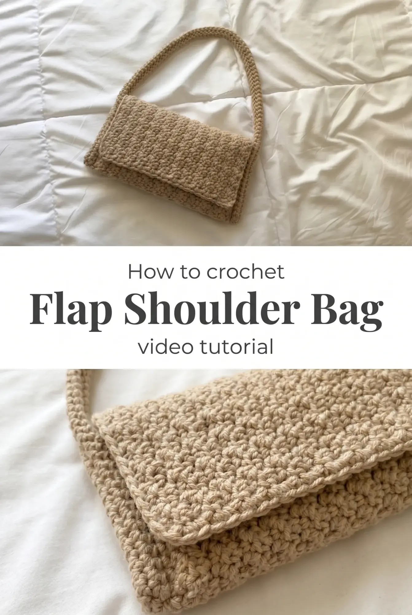 Crochet Flap Shoulder Bag: A Chic Everyday Accessory