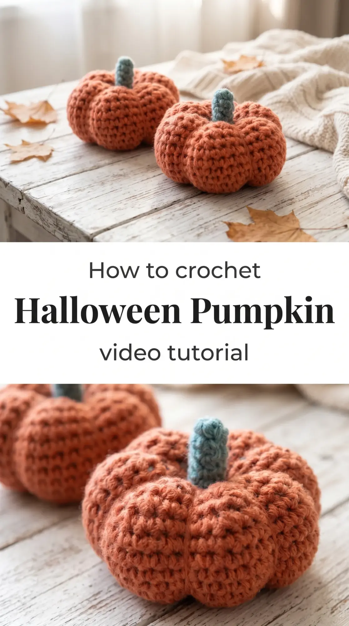 Crochet Halloween Pumpkin: A Festive Seasonal Decor