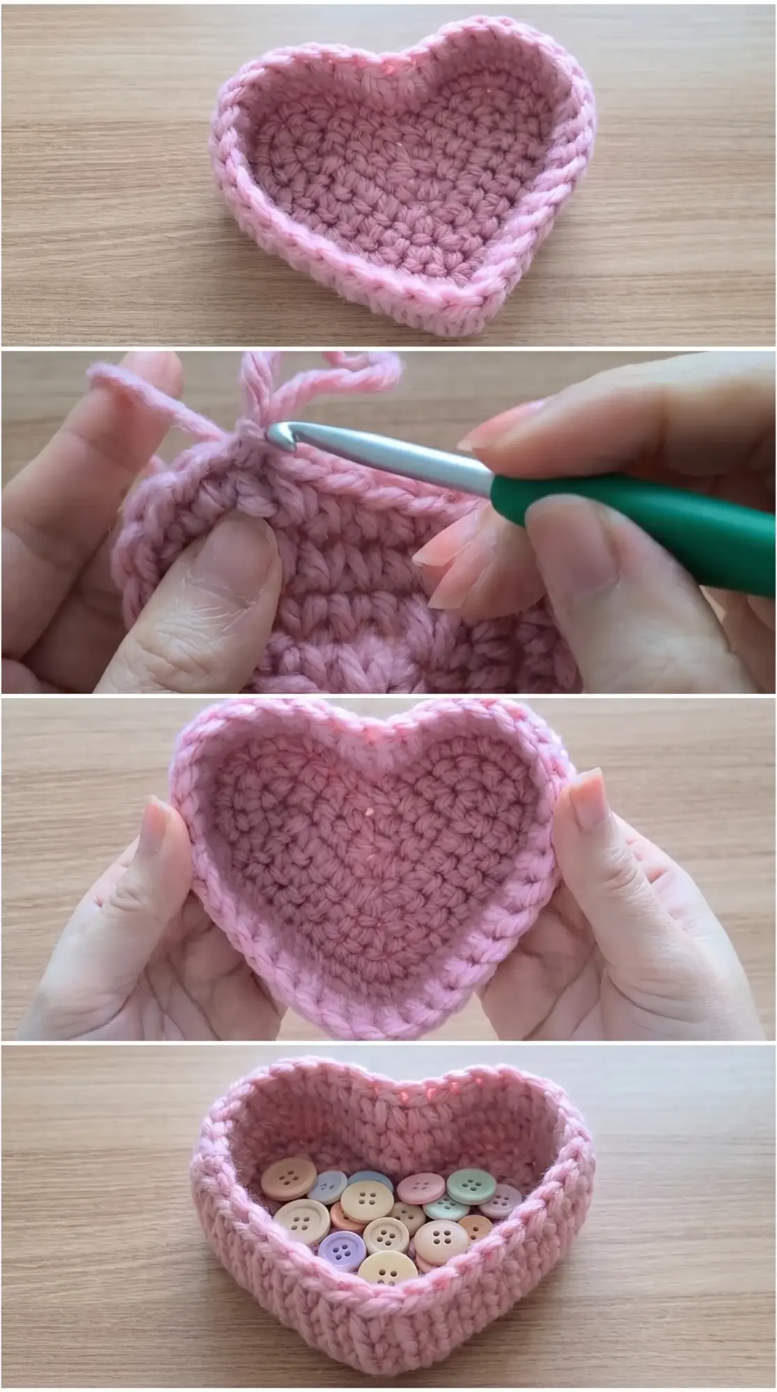 Crochet Heart Basket: A Romantic Valentine Essential pattern