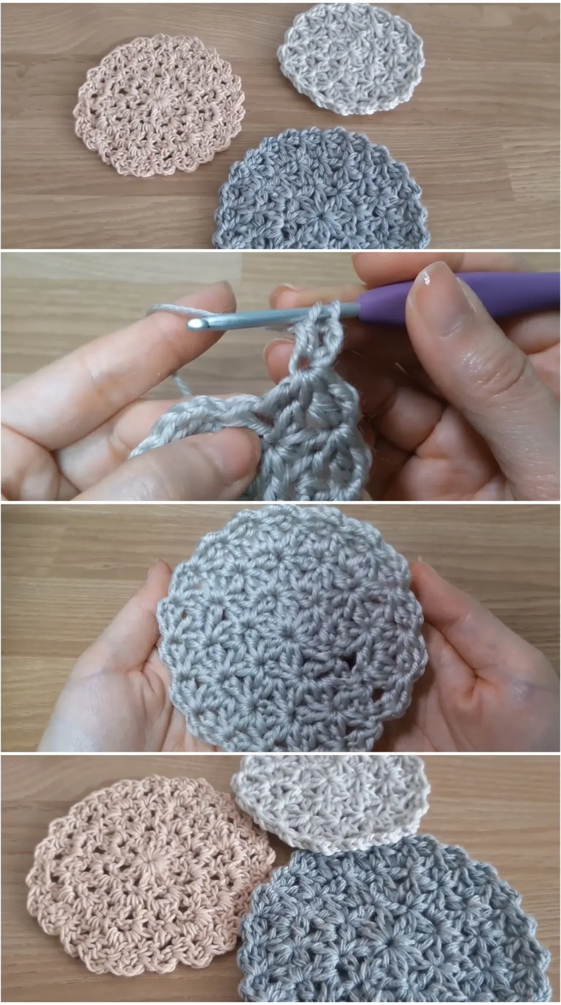 Crochet Hemp Leaf Doily: A Delicate Circular Masterpiece pattern