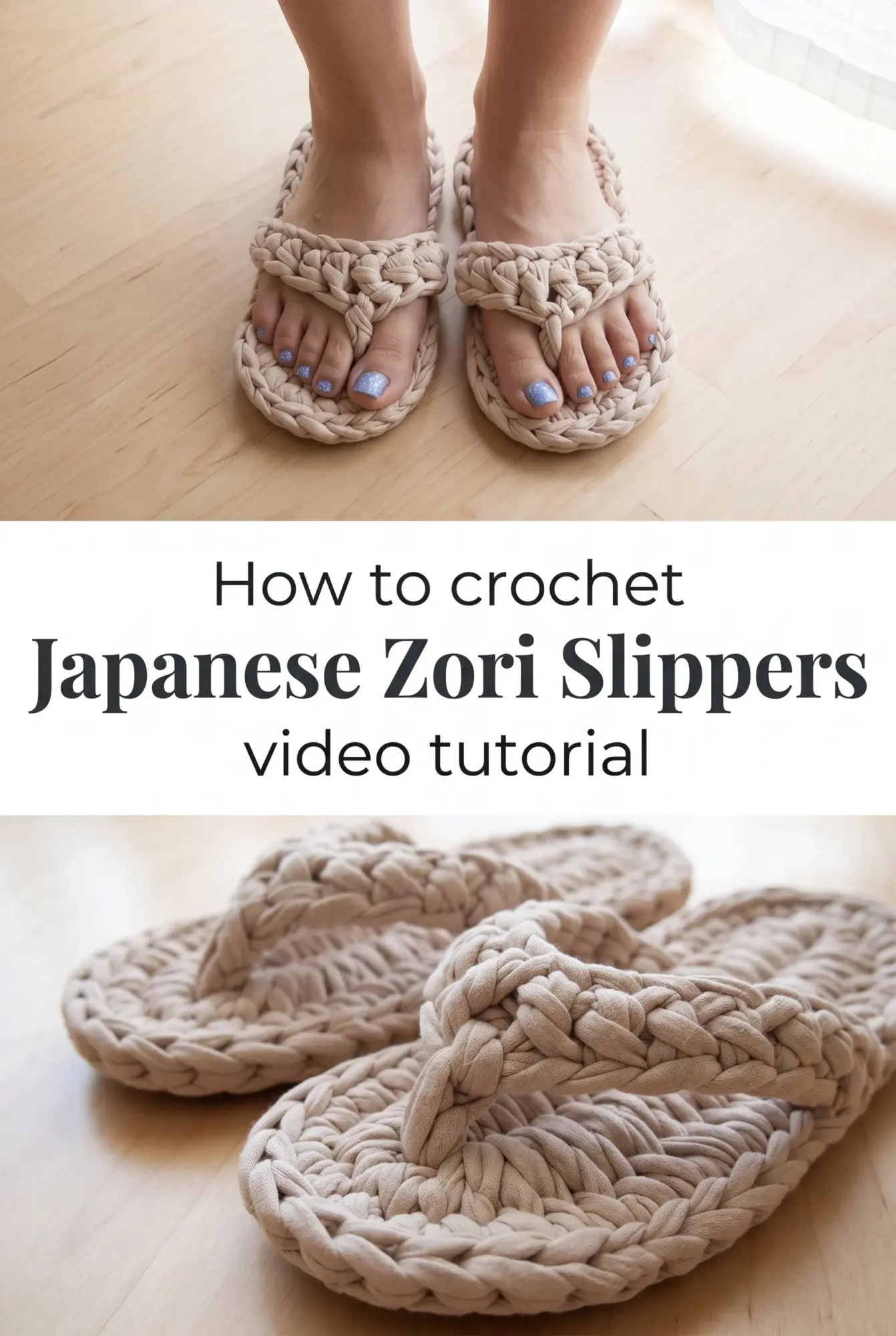 Crochet Japanese Zori Slippers: A Refined Cultural Classic