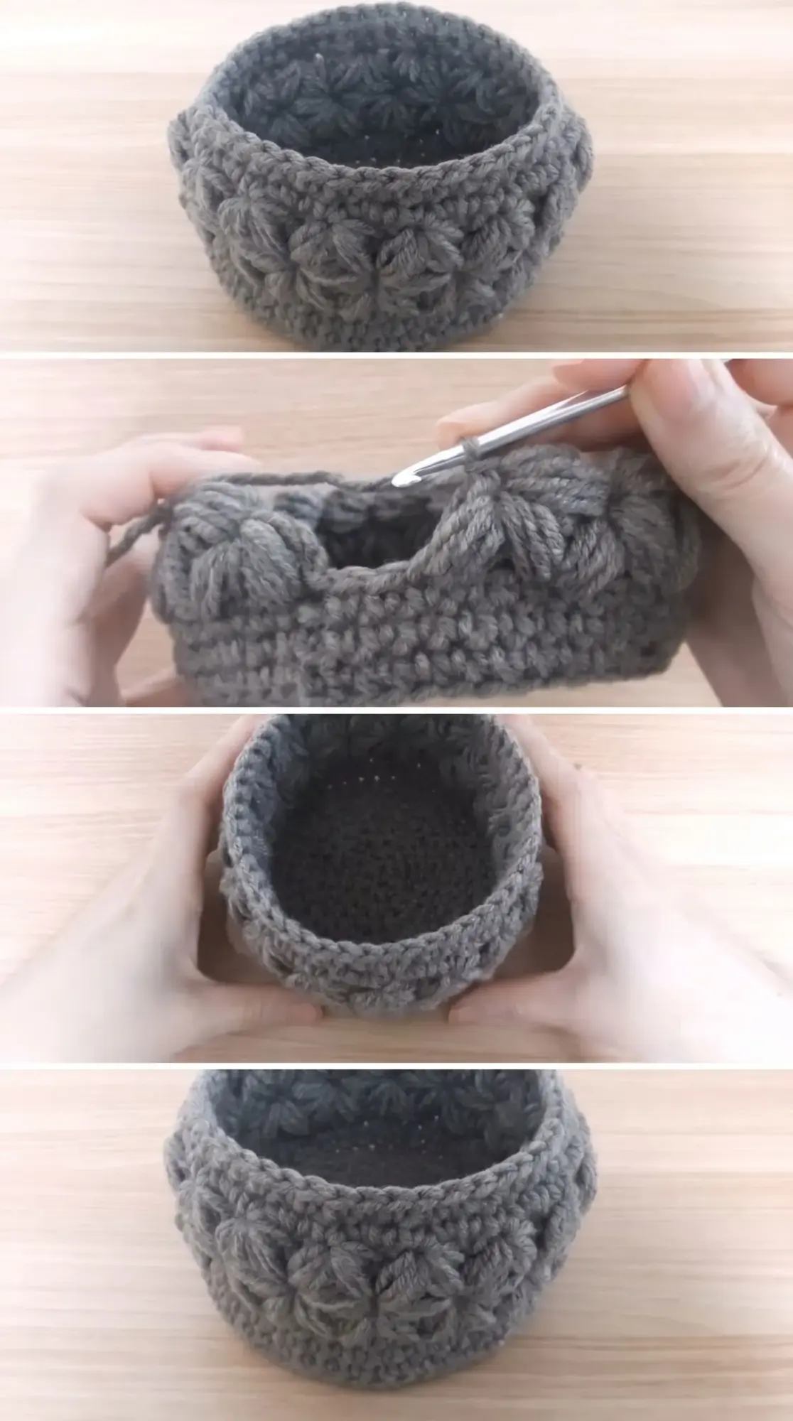 Crochet Jasmine Stitch Basket: A Delicate Storage Solution pattern