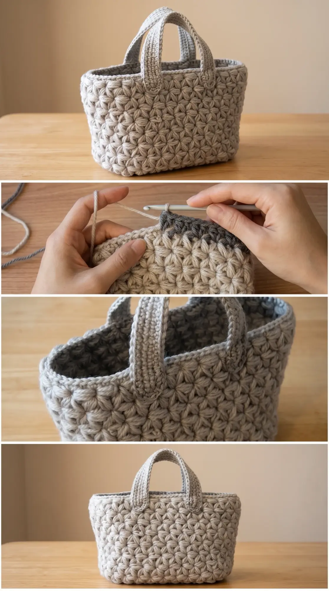 Crochet Jasmine Stitch Lunch Bag: A Practical Daily Companion pattern