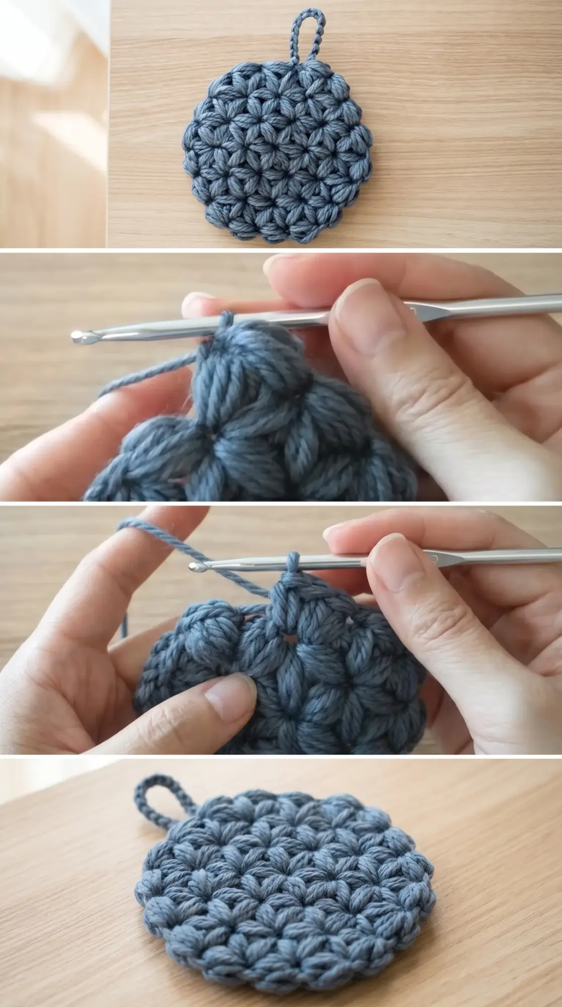 Crochet Jasmine Stitch Scrubber: A Textured Kitchen Essential pattern