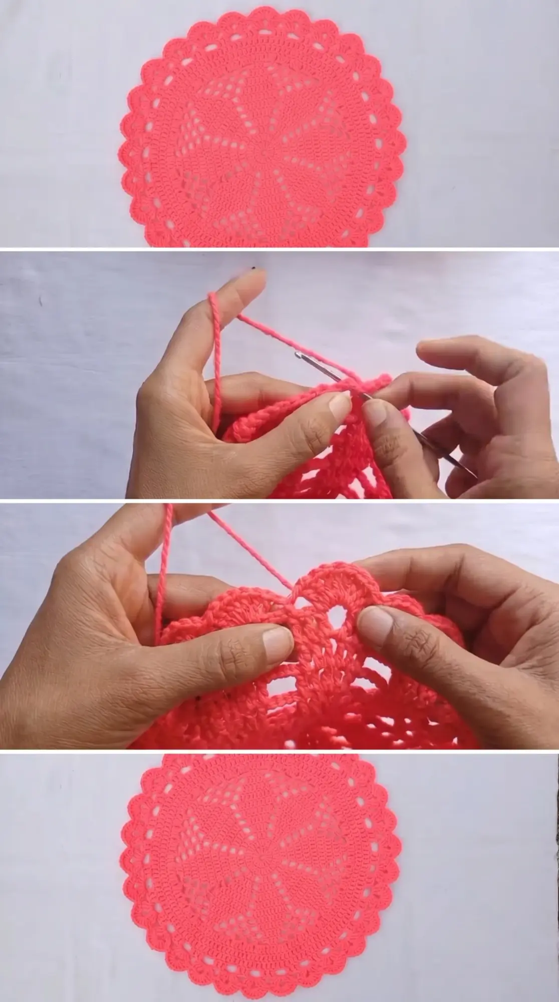 Crochet Lace Doily: A Delicate Decorative Accent pattern