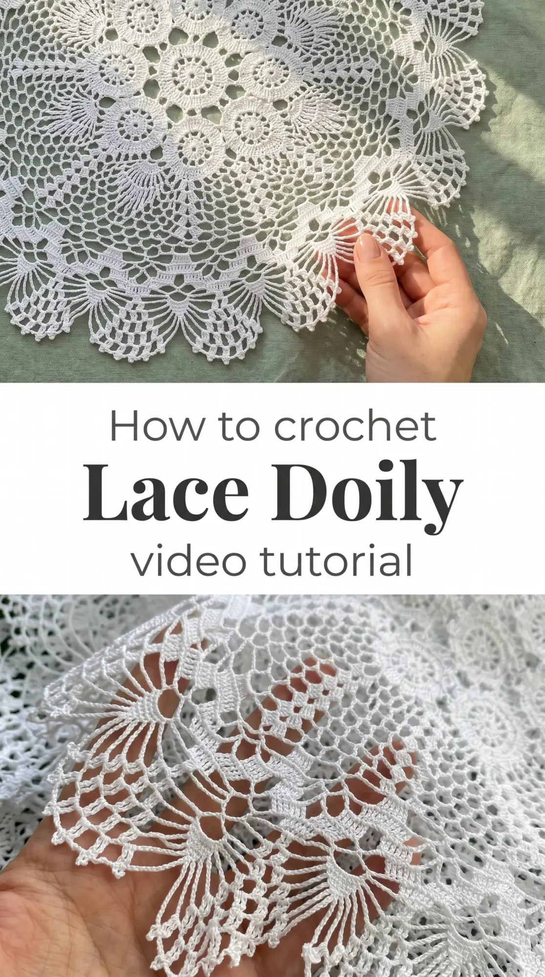 Crochet Lace Doily: A Delicate Timeless Accent