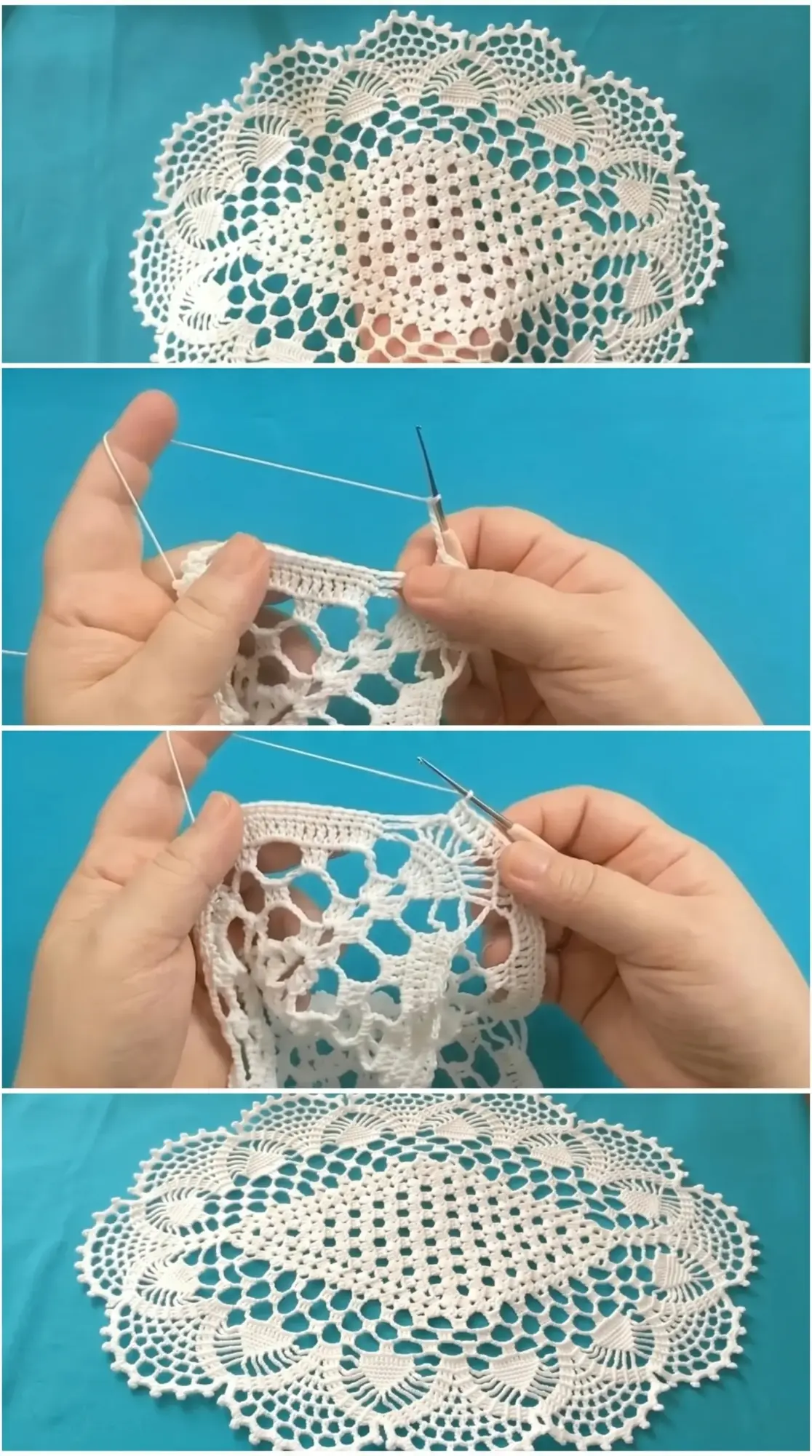 Crochet Lace Doily: An Elegant Table Centerpiece pattern