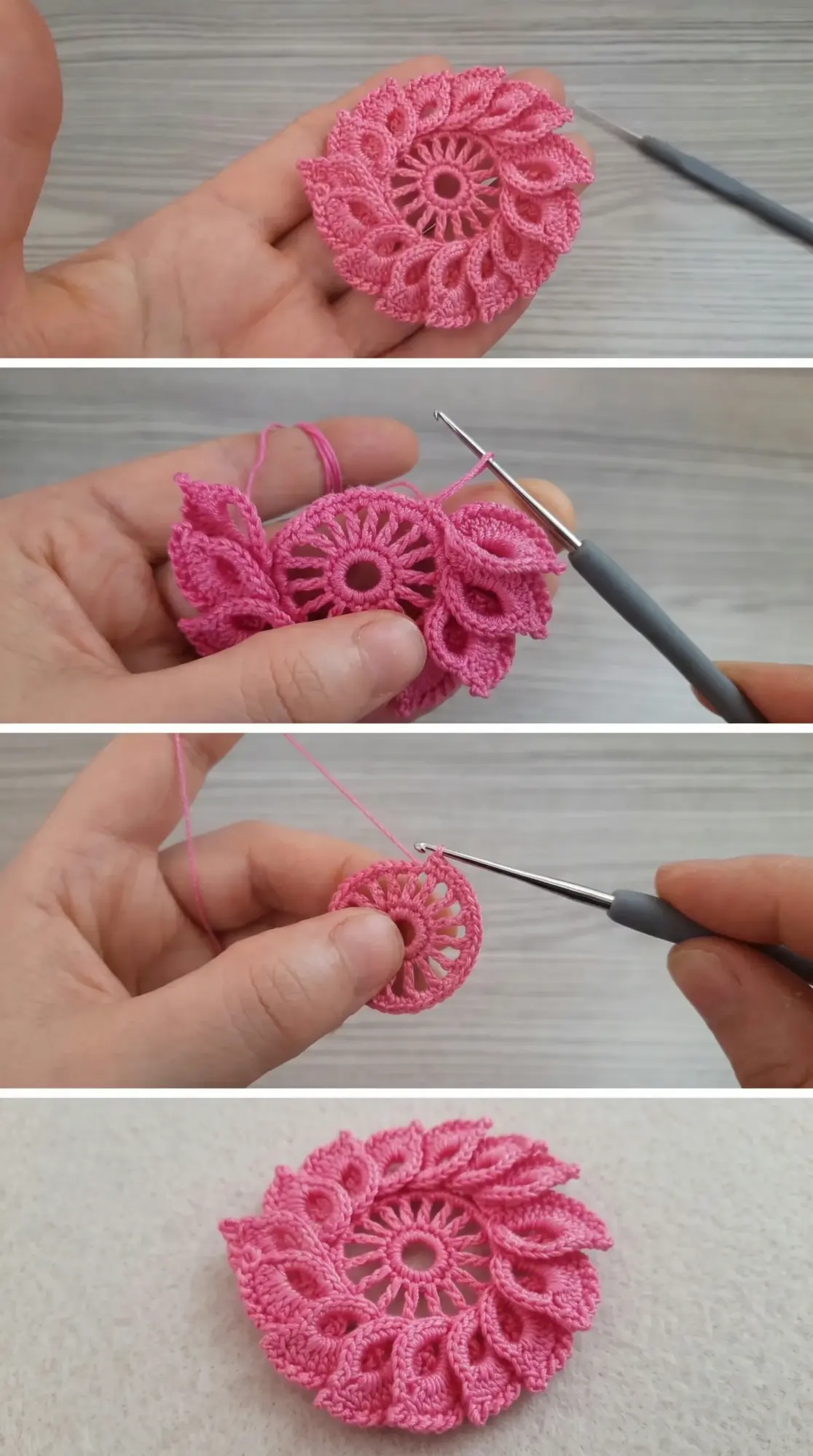 Crochet Lace Flower: A Delicate Handmade Beauty pattern