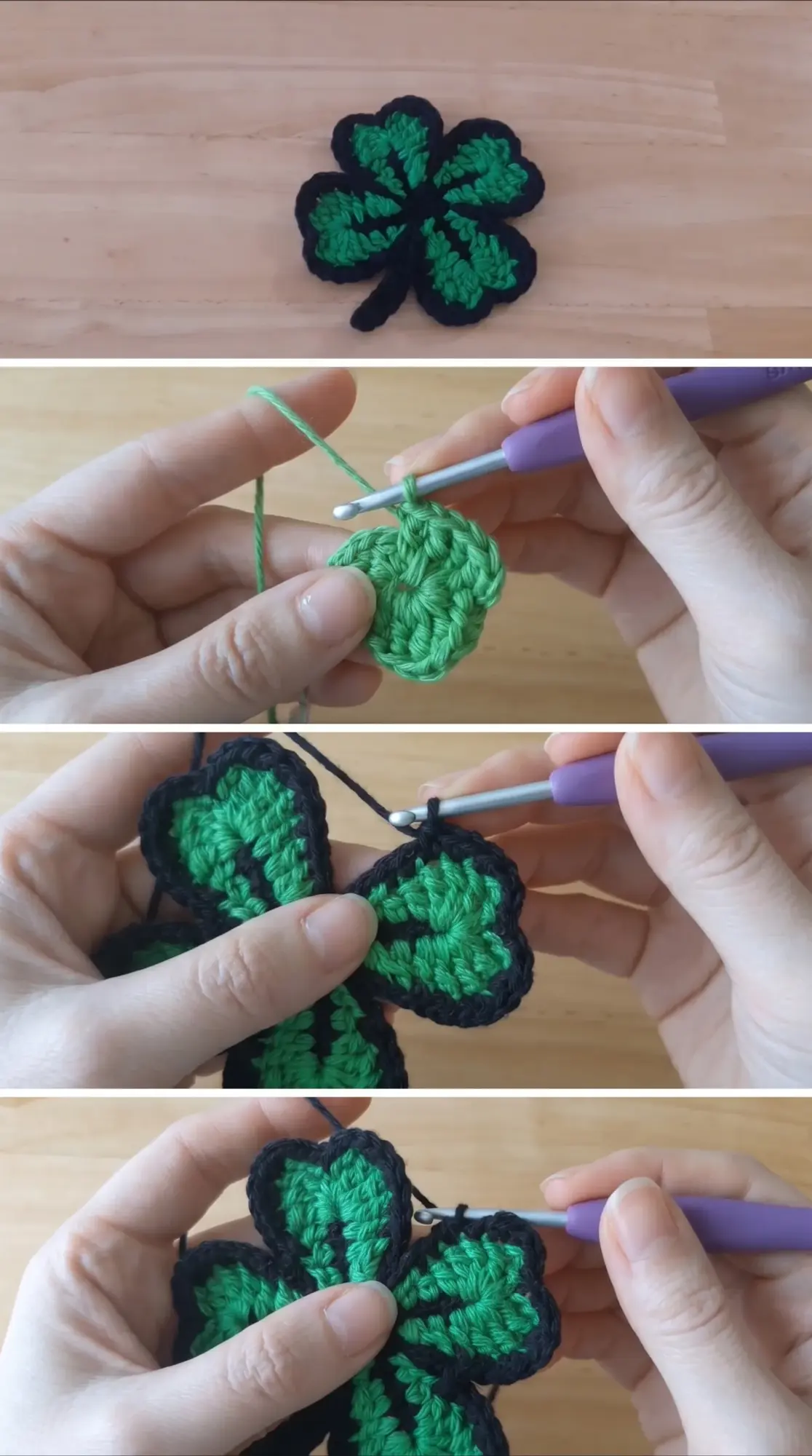 Crochet Lucky Clover: A Charming Irish Symbol pattern