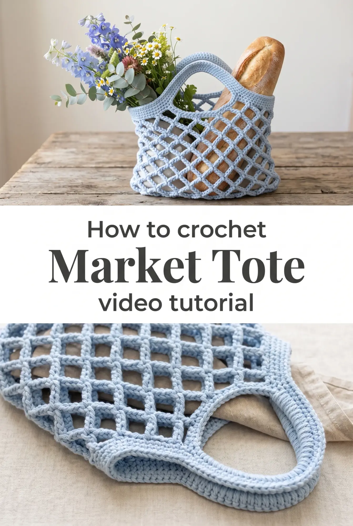 Crochet Market Tote: A Breezy Summer Essential