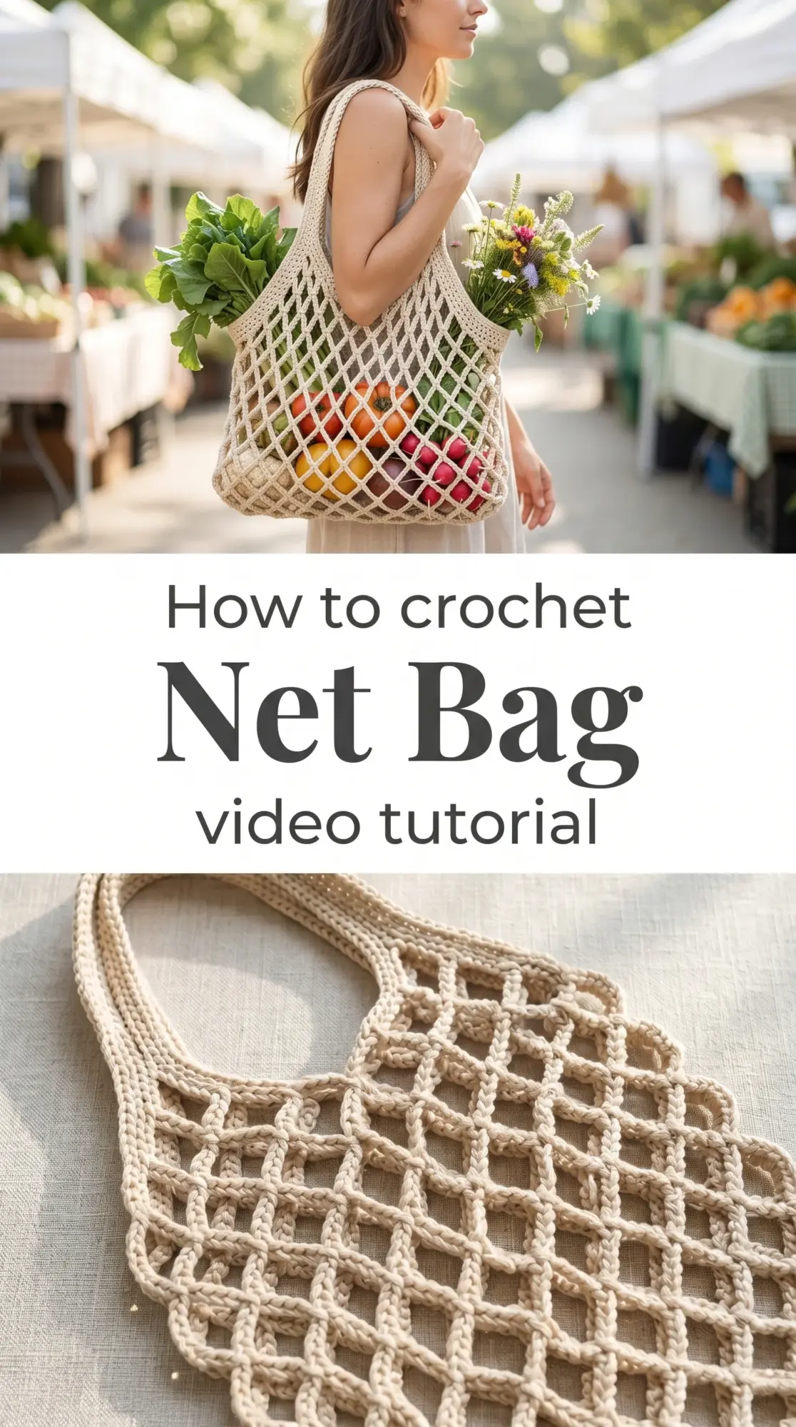 Crochet Net Bag: A Spacious Summer Essential