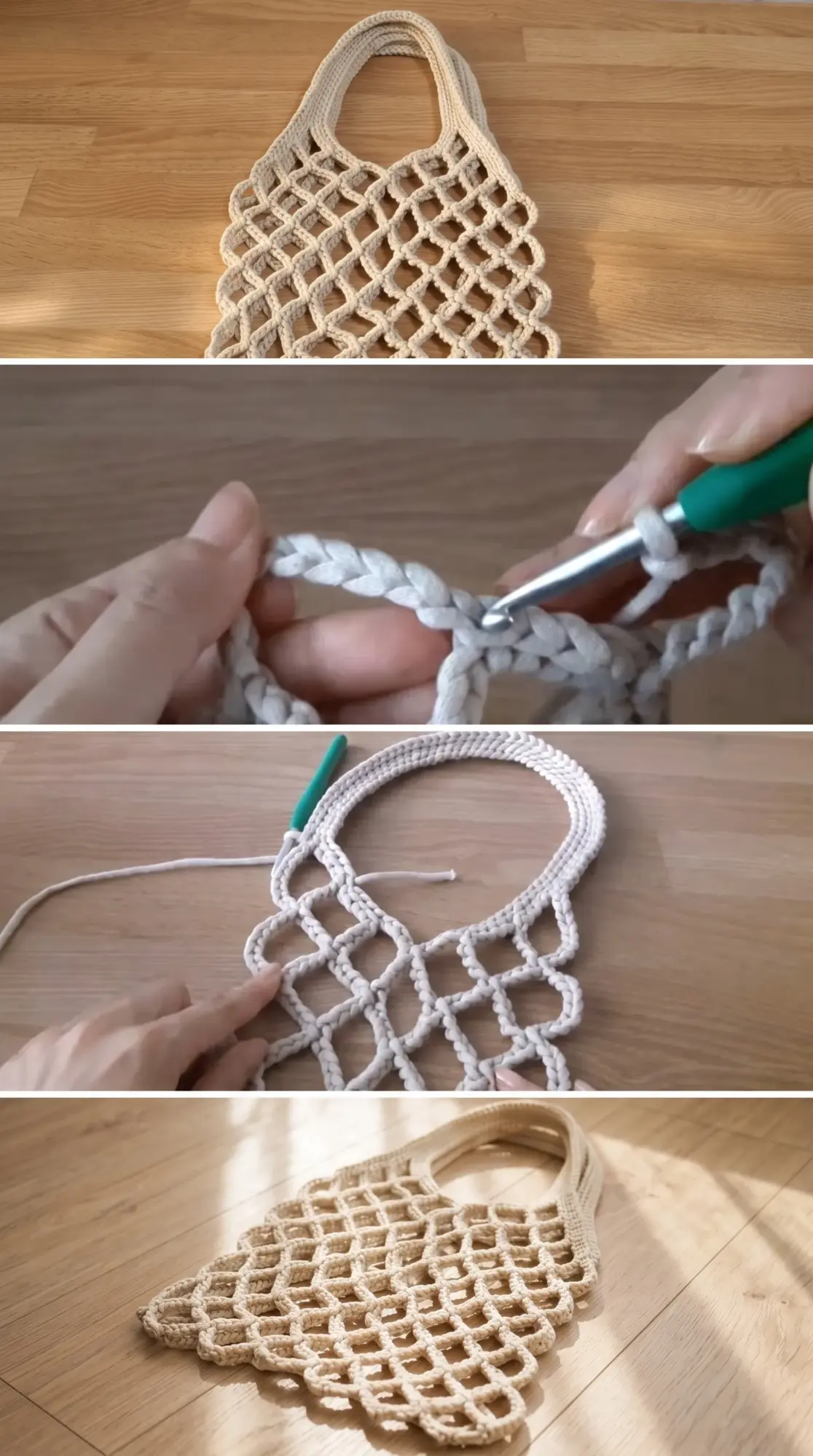 Crochet Net Bag: A Spacious Summer Essential pattern