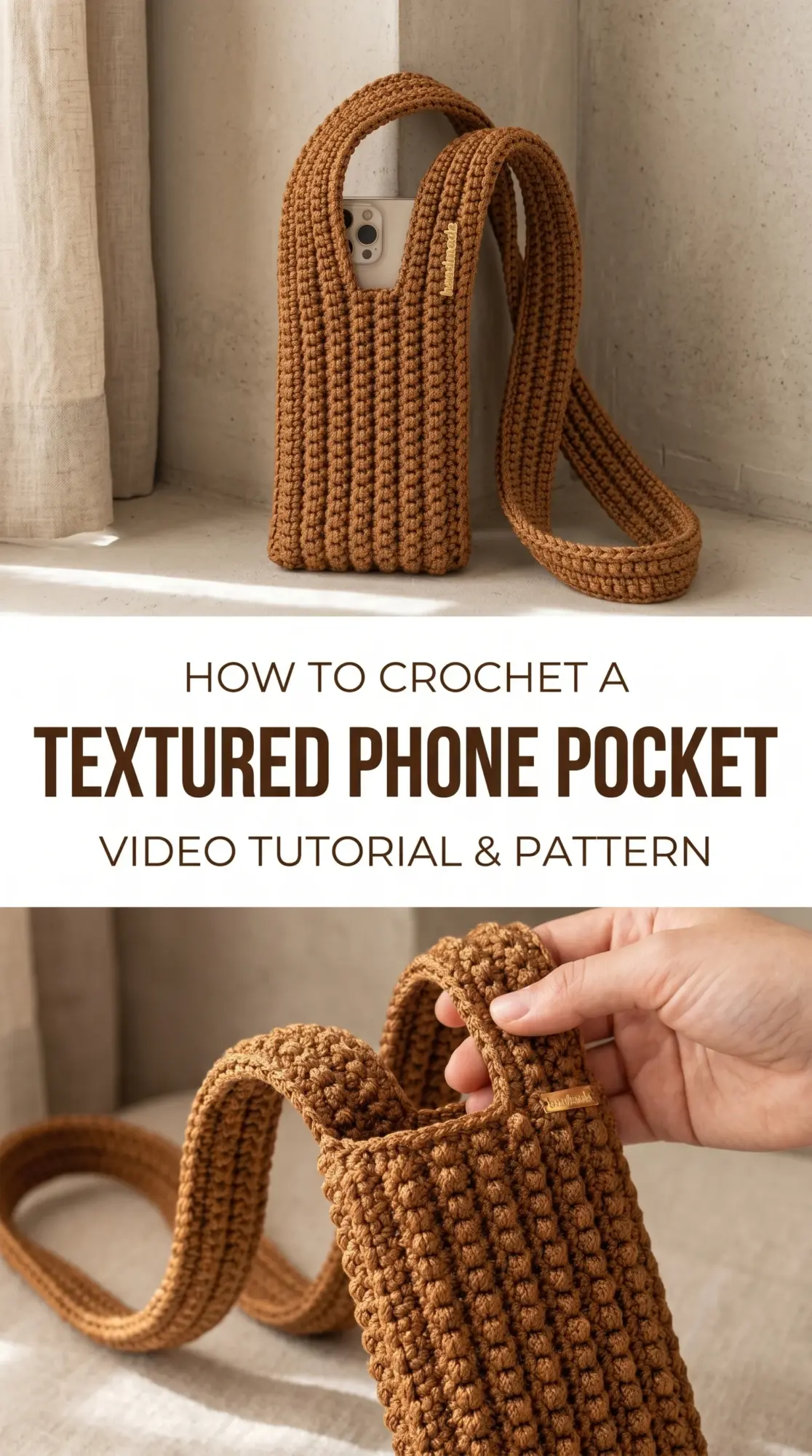 Crochet Phone Pocket: A Modern Handmade Accessory