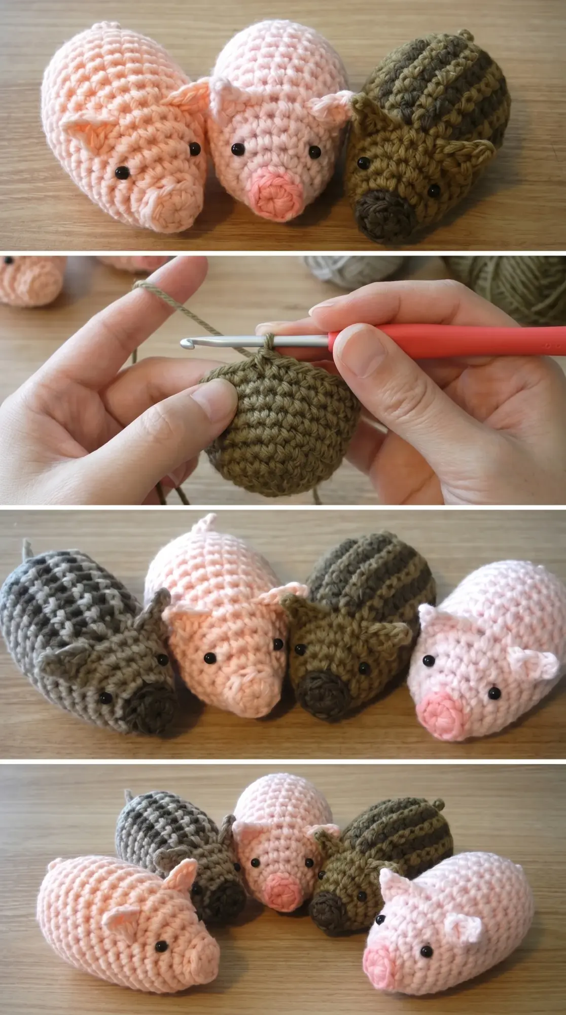 Crochet Pig & Boar: A Charming Zodiac Pair pattern