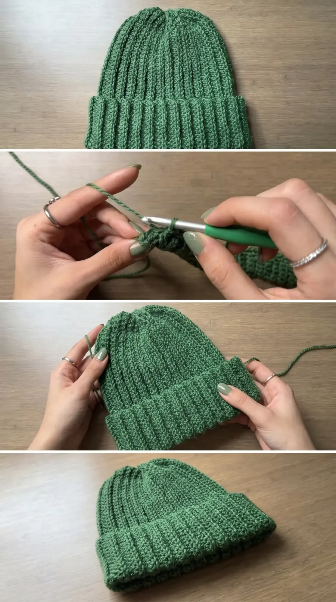 Crochet Ribbed Beanie: A Timeless Winter Essential pattern