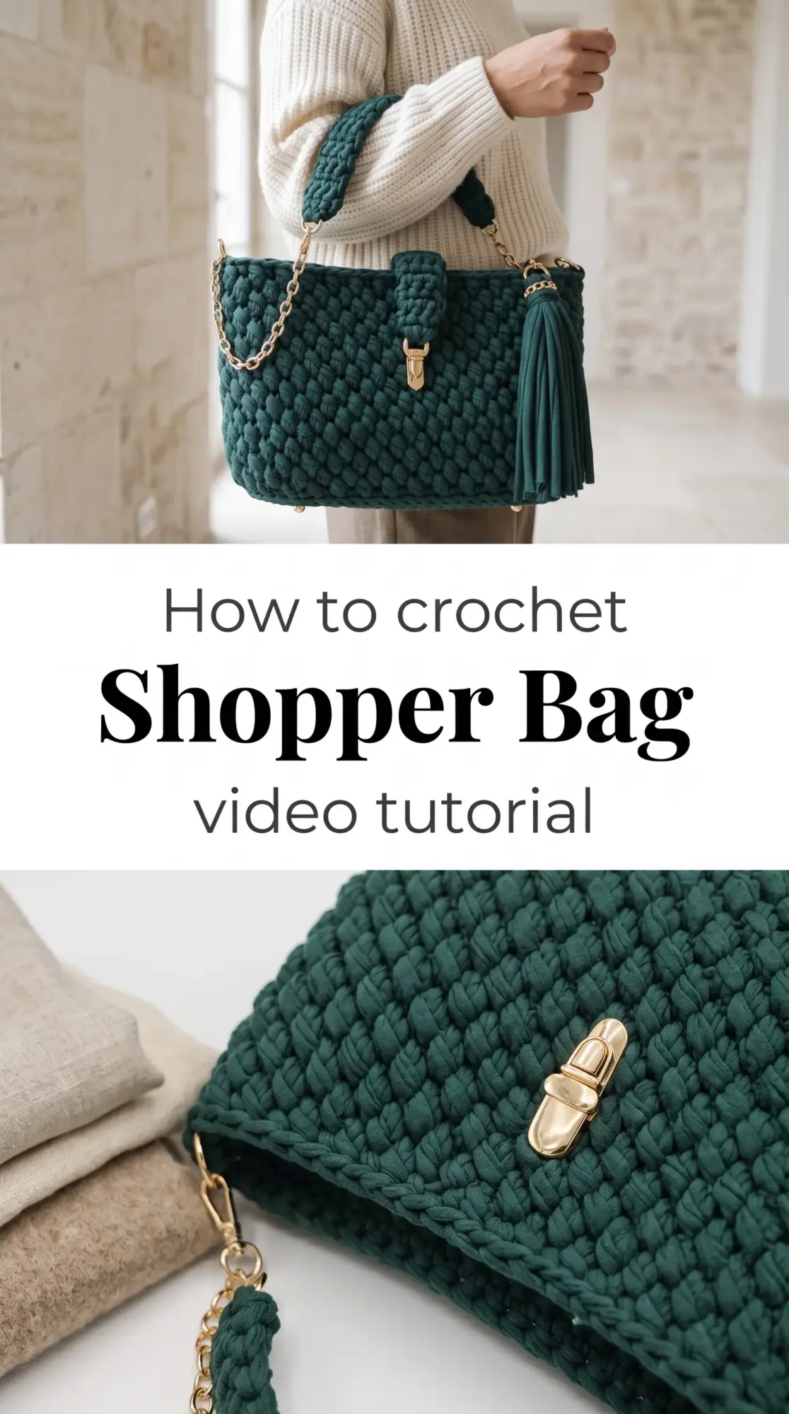 Crochet Shopper Bag: A Chic Everyday Essential