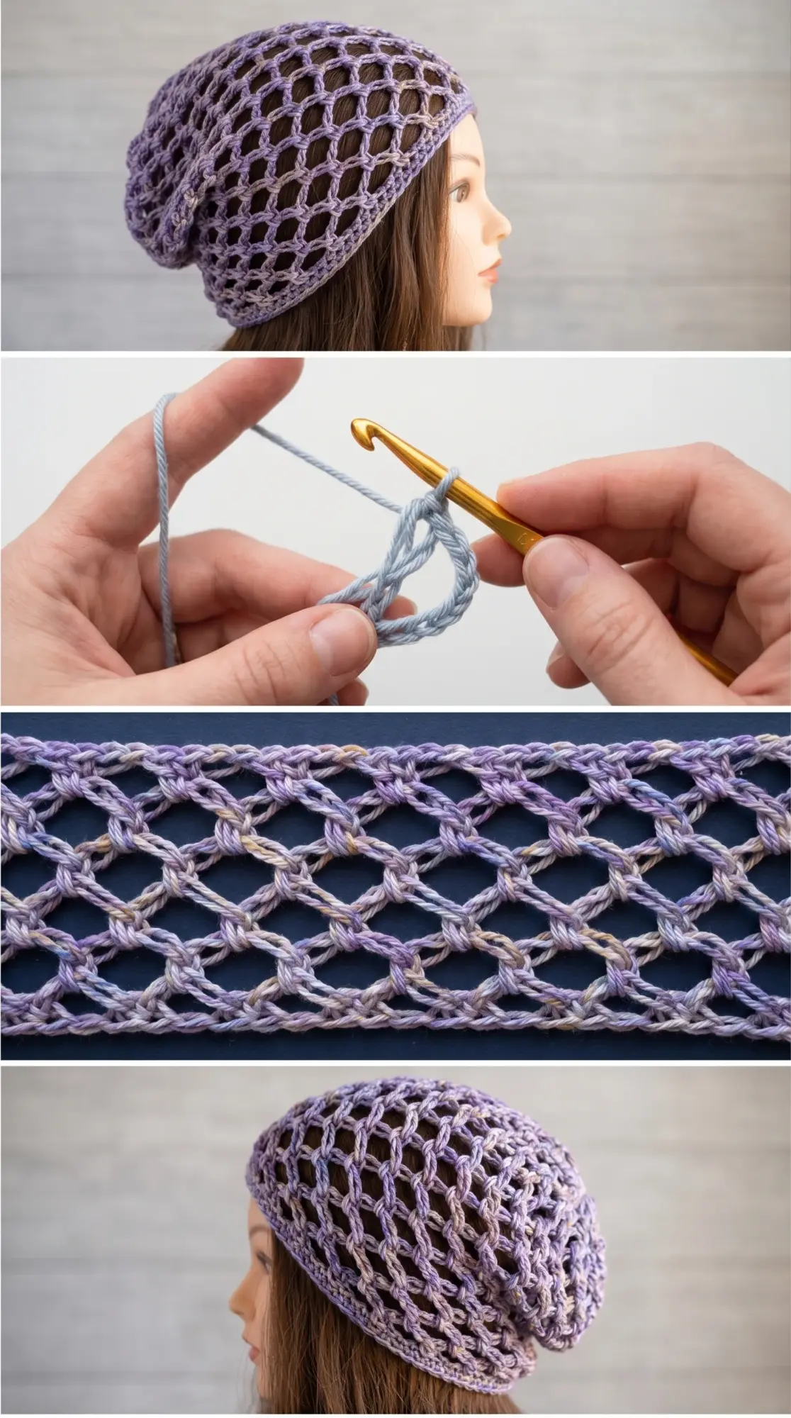 Crochet Solomon's Knot Stitch: A Delicate Lacy Essential pattern