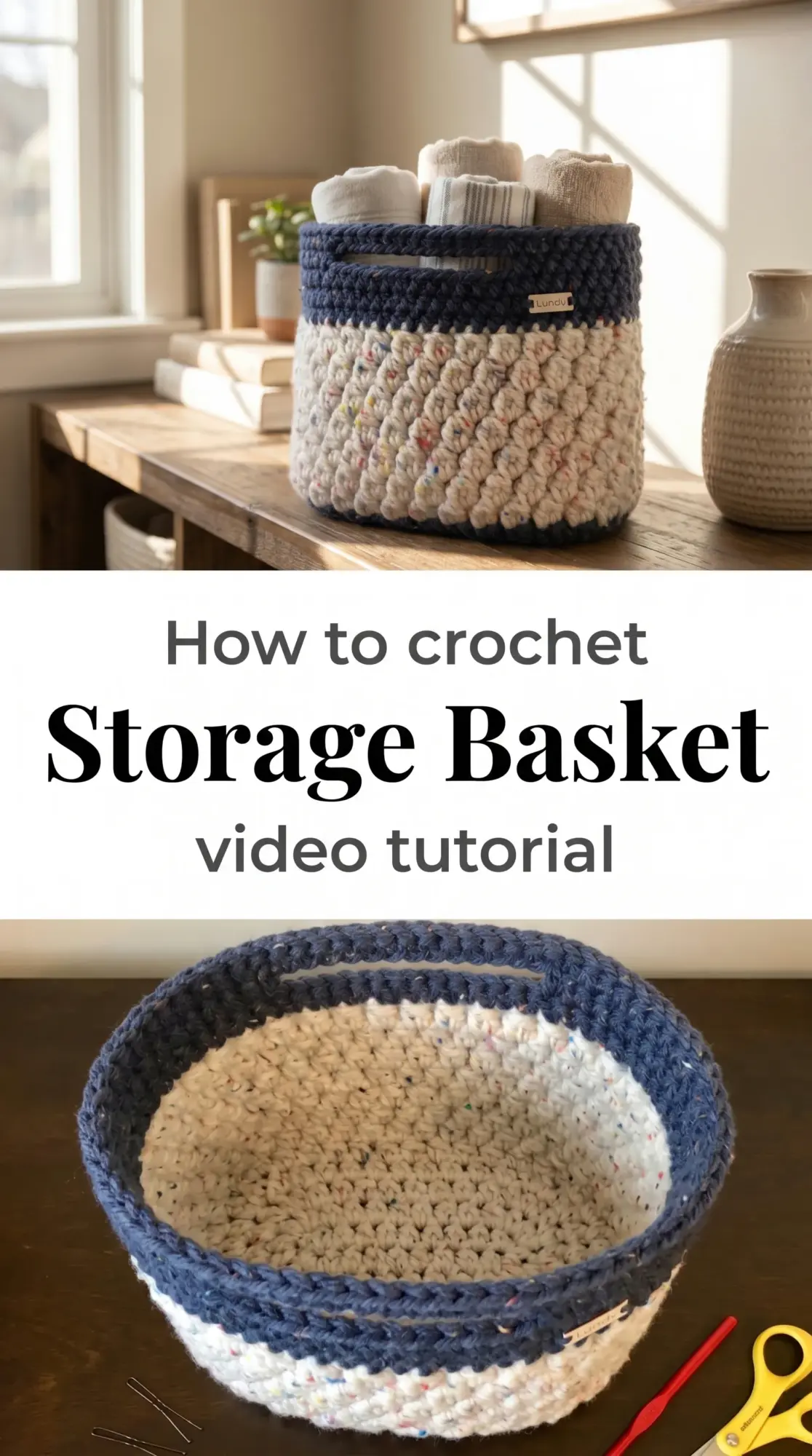 Crochet Storage Basket: A Practical Home Essential