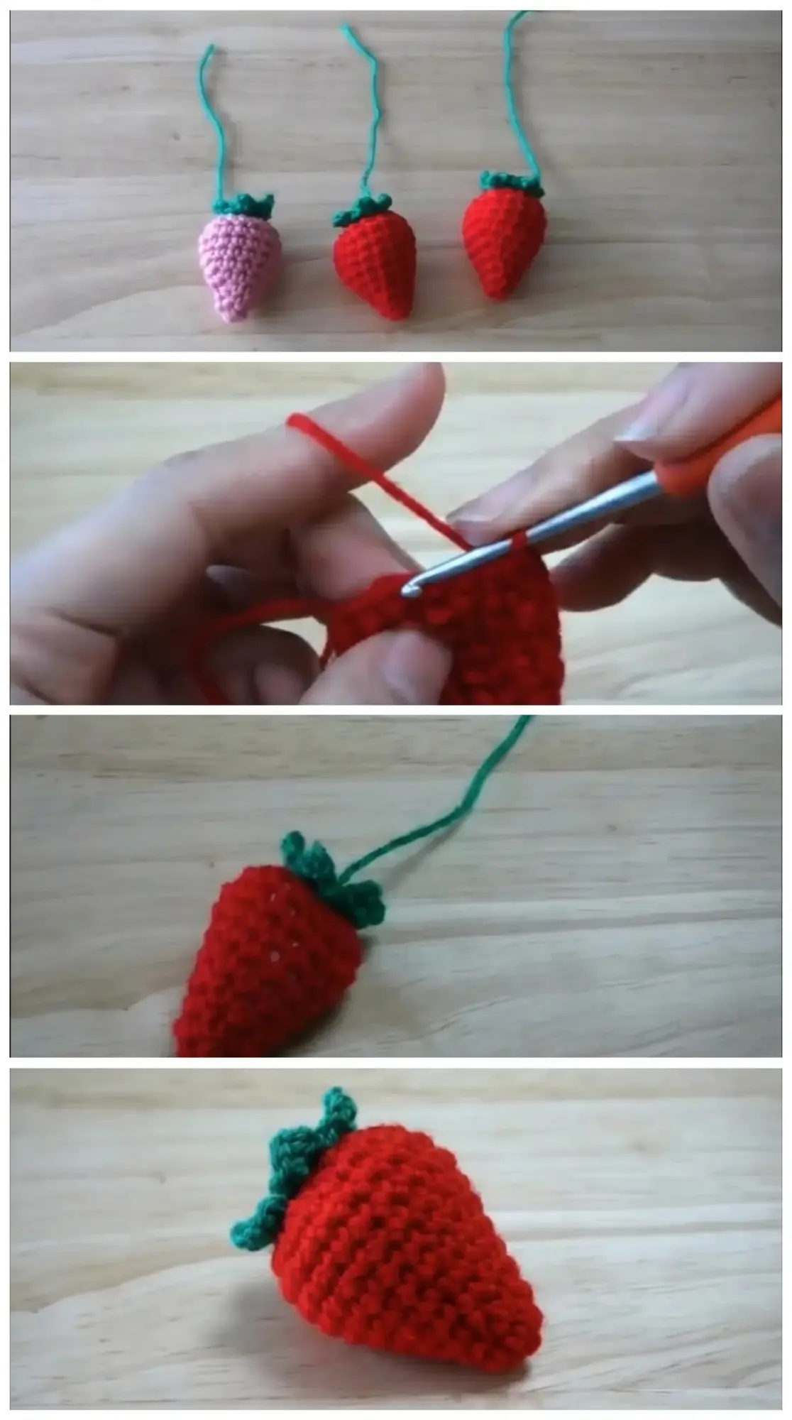 Crochet Strawberry Amigurumi: A Sweet Handmade Delight pattern