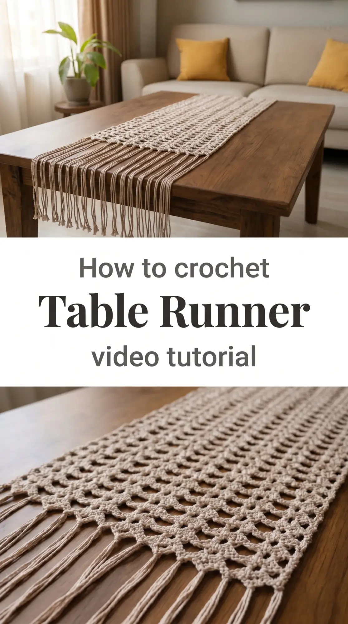 Crochet Table Runner: An Elegant Home Accent