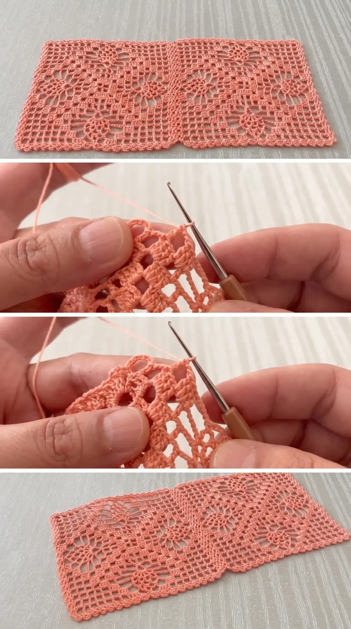 Crochet Table Runner and Bedspread Motif: A Timeless Classic pattern