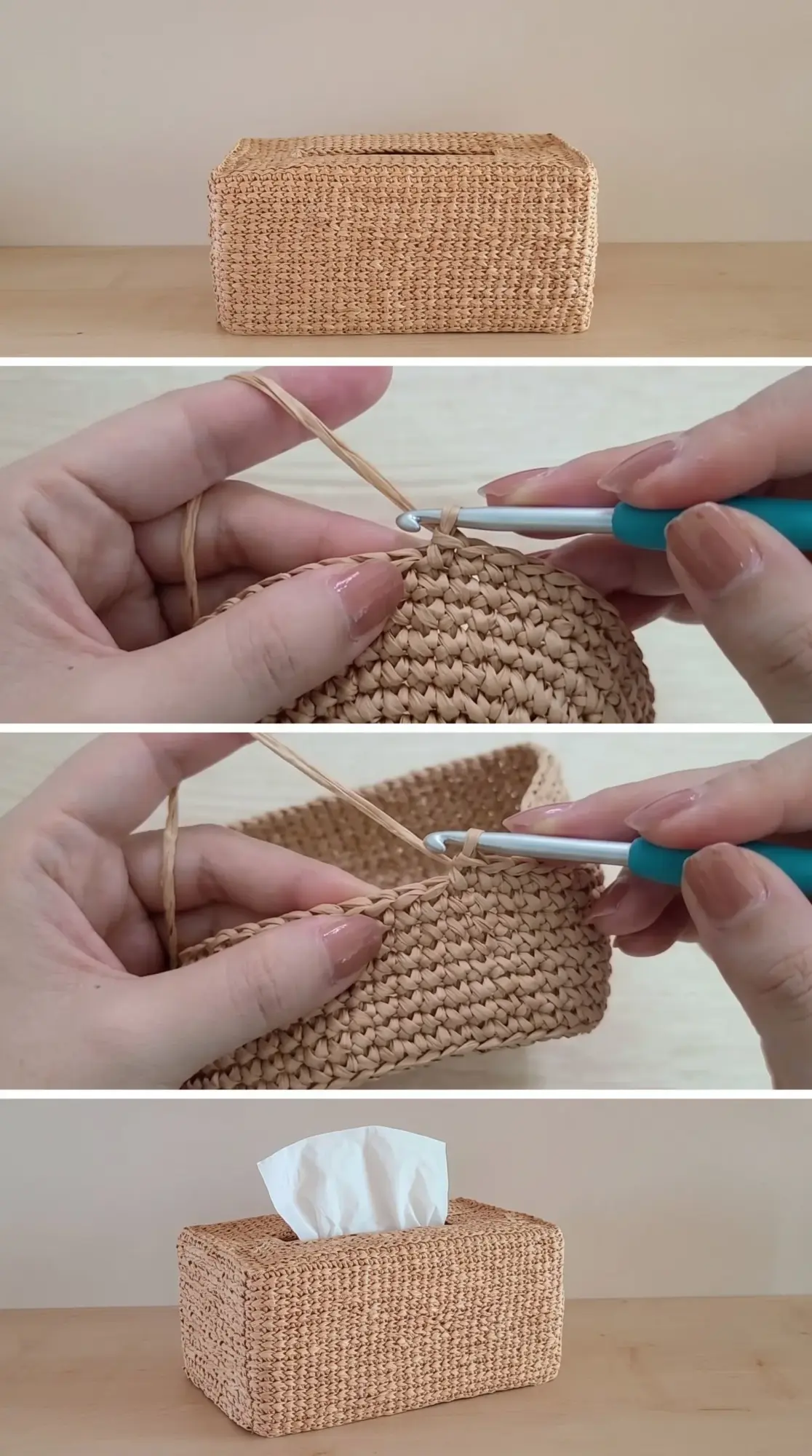Crochet Tissue Box Cover: A Charming Home Accent pattern