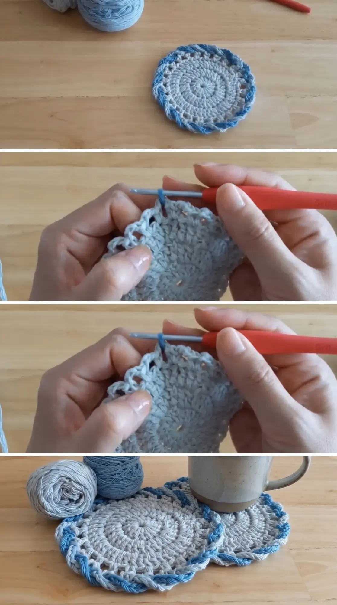 Crochet Twisted Coaster: A Charming Table Essential pattern