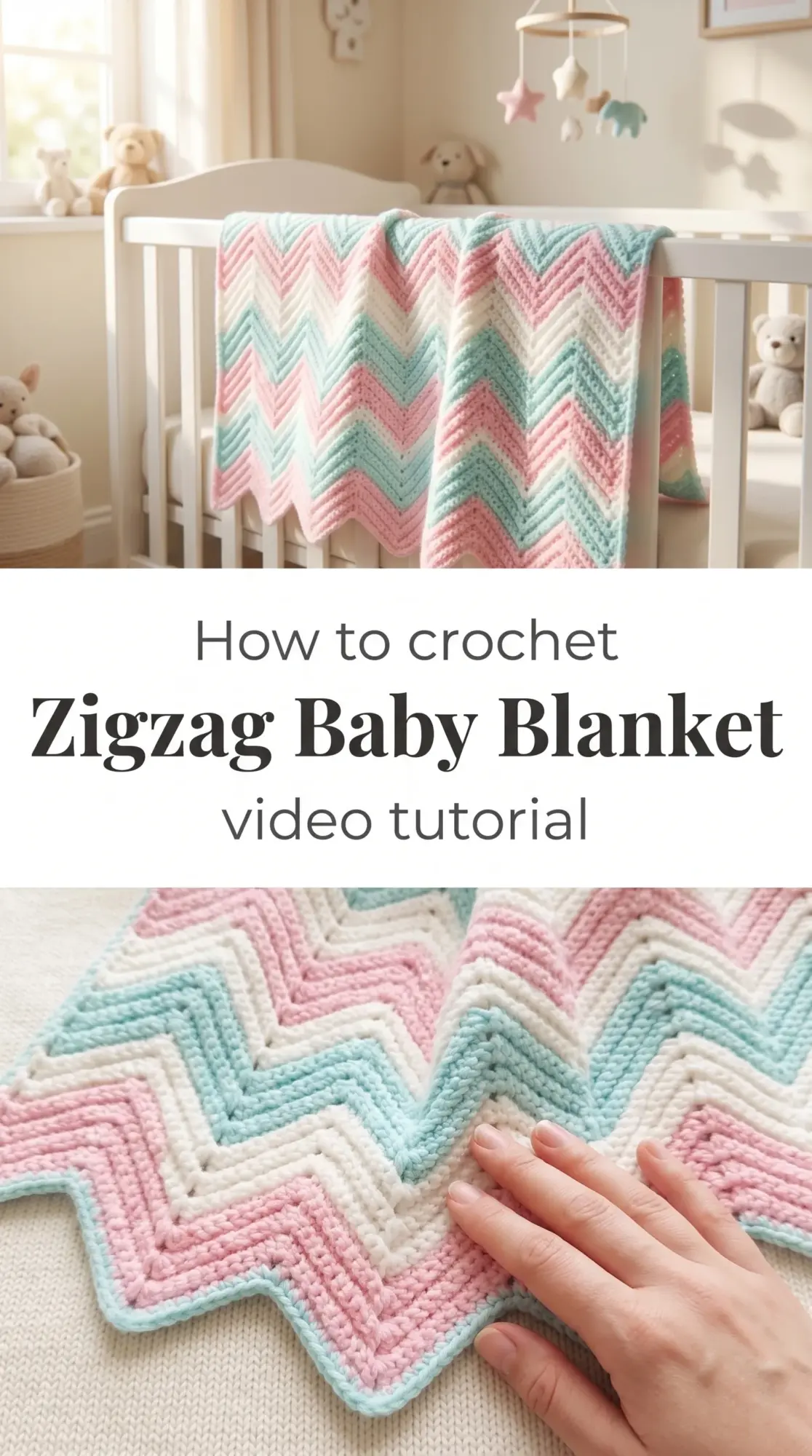 Crochet Zigzag Baby Blanket: A Soft and Timeless Treasure
