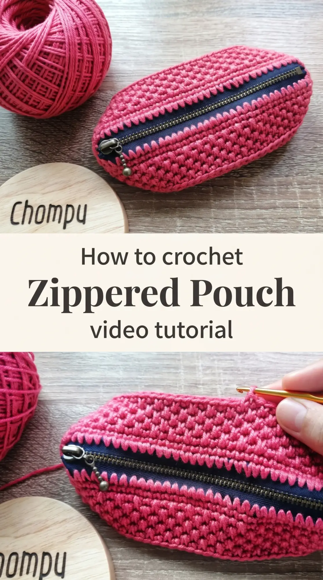 Crochet Zippered Pouch: A Practical Everyday Essential