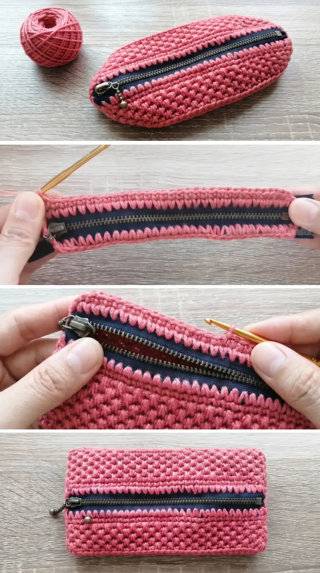 Crochet Zippered Pouch: A Practical Everyday Essential pattern