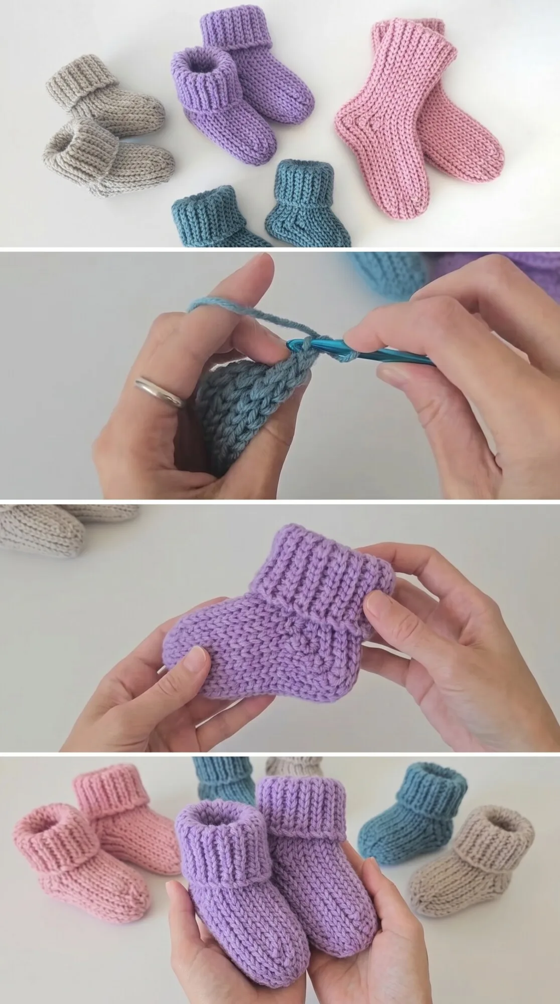 Crochet Baby Booties: A Gentle First Essential pattern