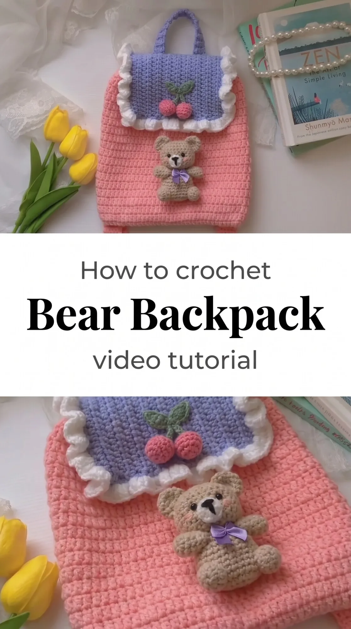 Crochet Bear Backpack: A Playful and Charming Accessory