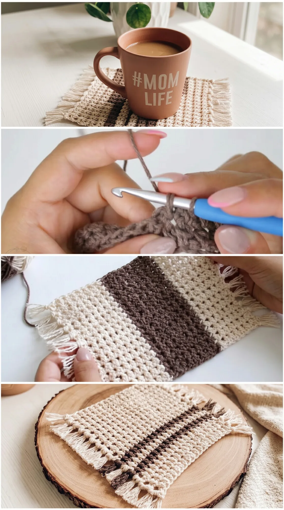 Crochet Cottage Mug Rug: A Charming Home Accent pattern
