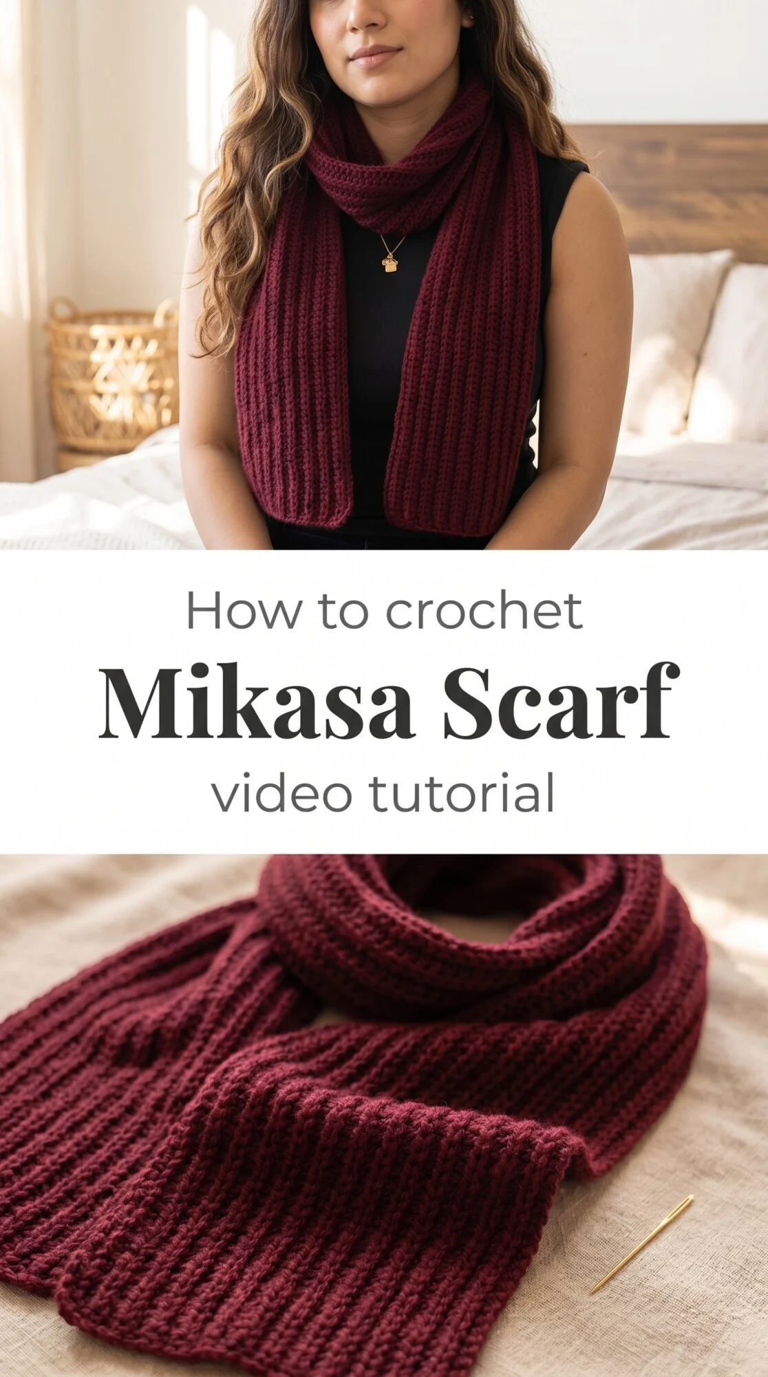 Crochet Mikasa Scarf: A Timeless Anime-Inspired Accessory