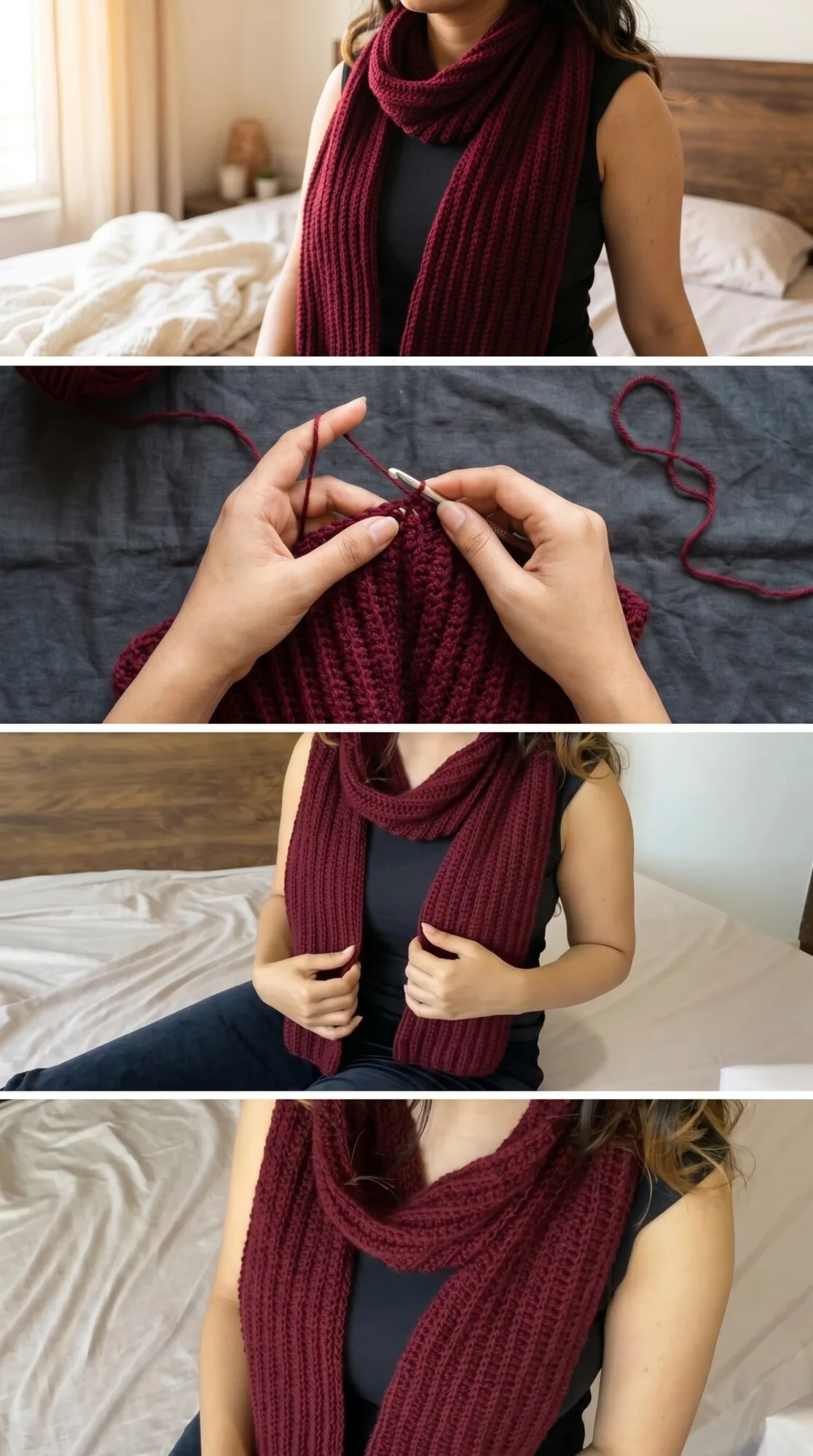 Crochet Mikasa Scarf: A Timeless Anime-Inspired Accessory pattern