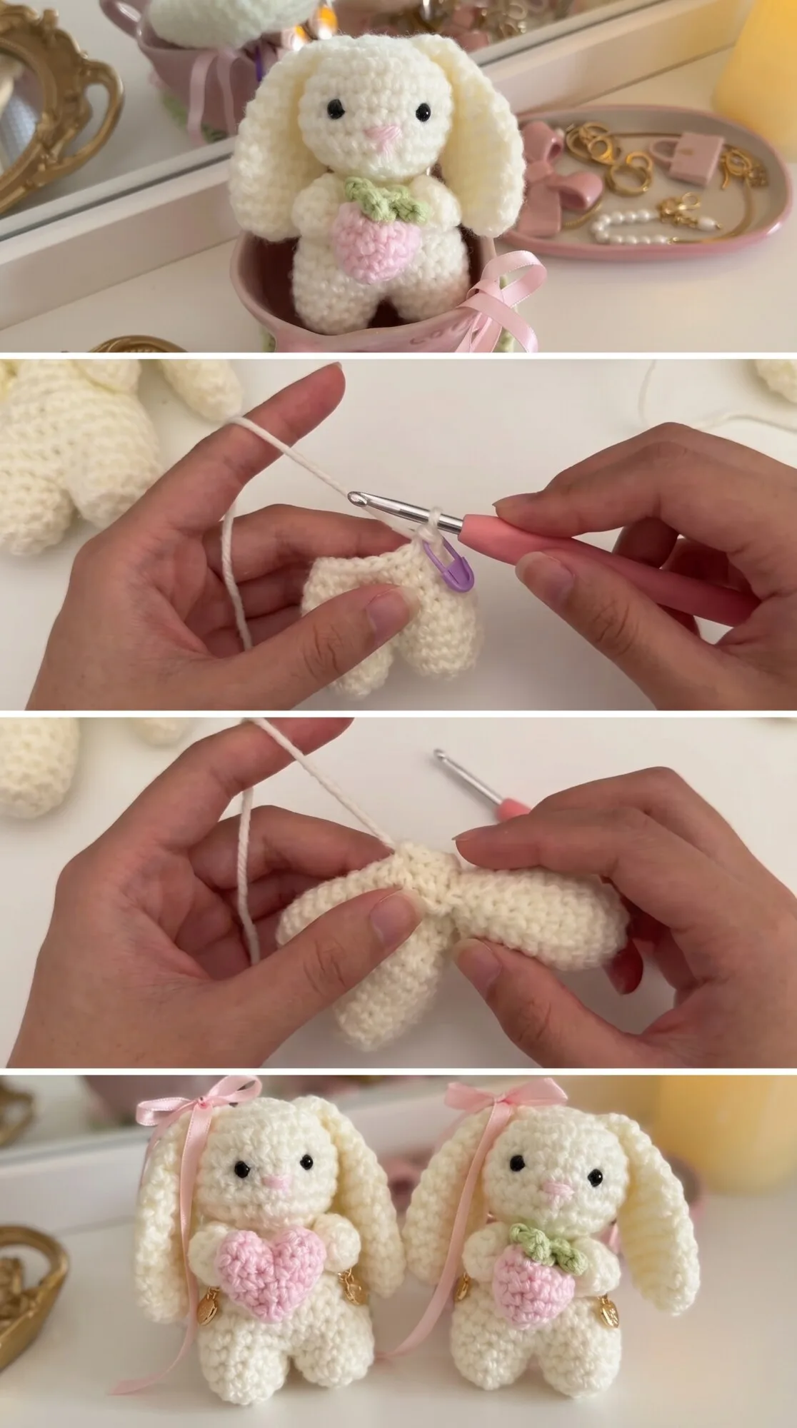 Crochet Mini Bunny Plushie: An Adorable Handmade Friend pattern