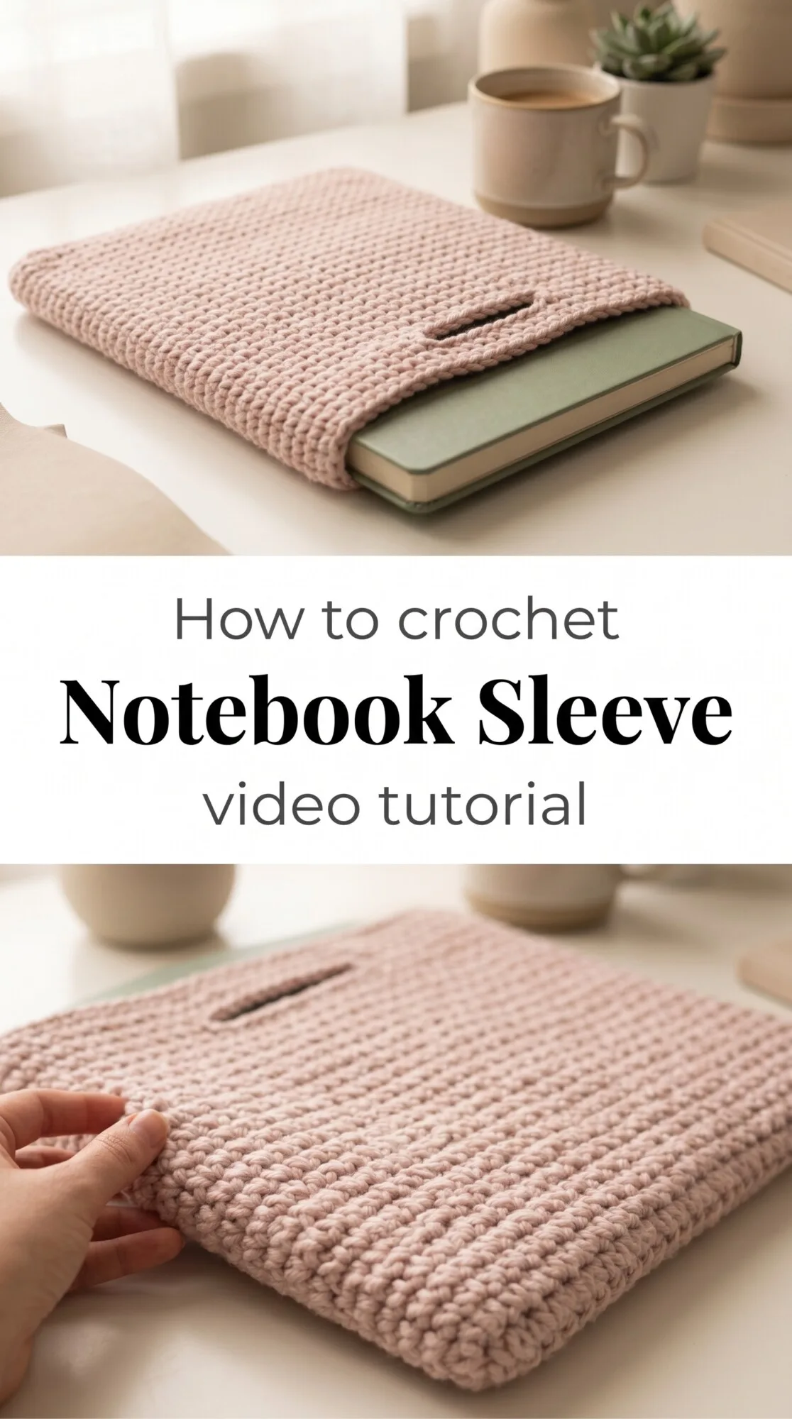 Crochet Notebook Sleeve: A Practical Handmade Essential