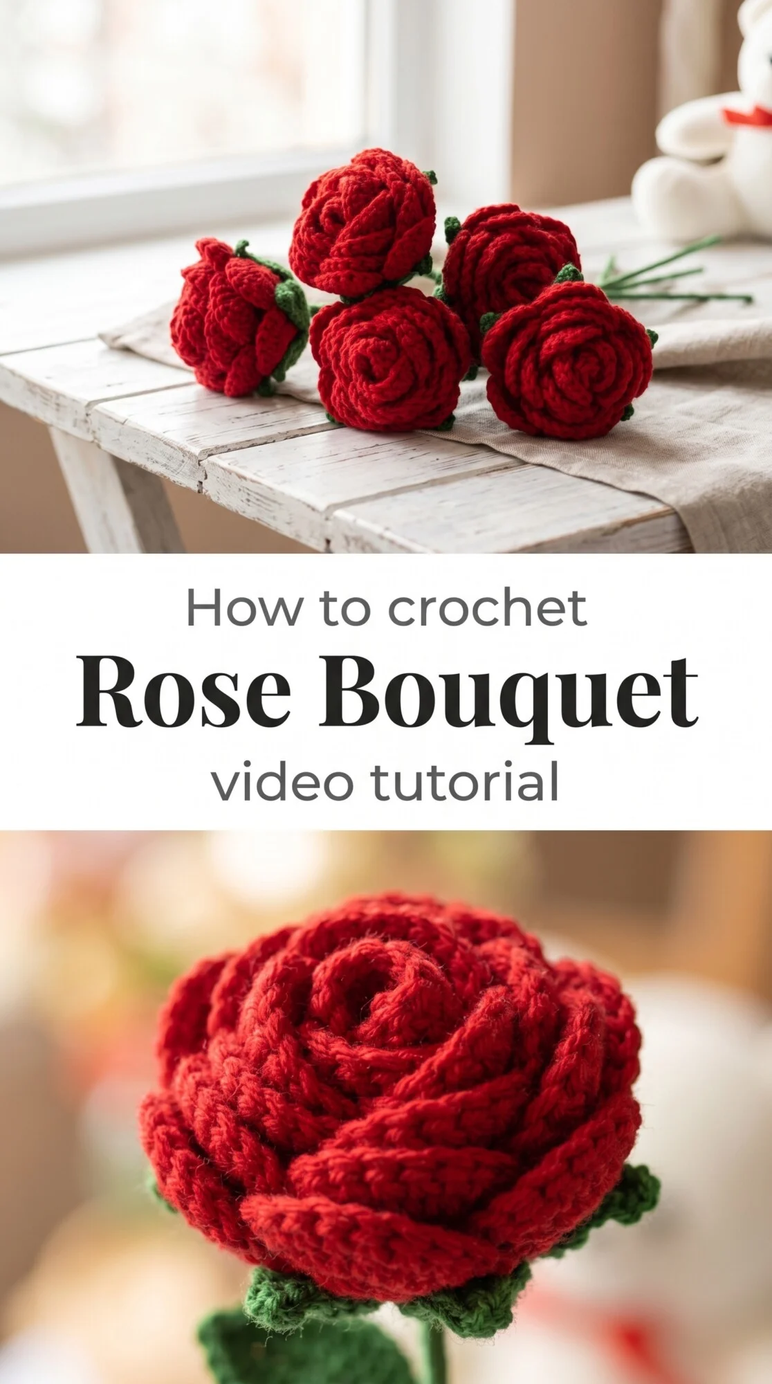 Crochet Rose Bouquet: A Romantic Floral Masterpiece
