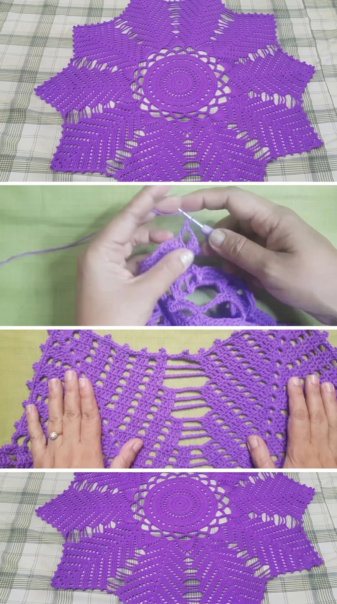 Crochet Round Doily: An Elegant Table Centerpiece pattern