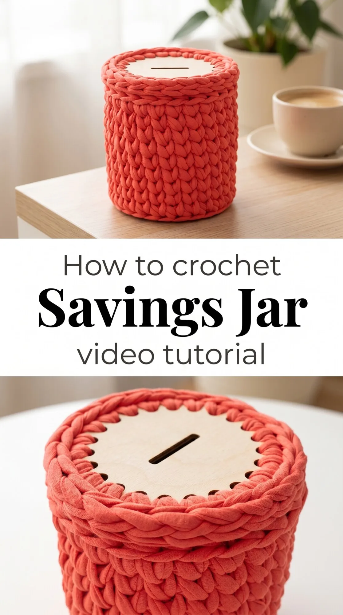 Crochet Savings Jar: A Charming Handcrafted Keepsake